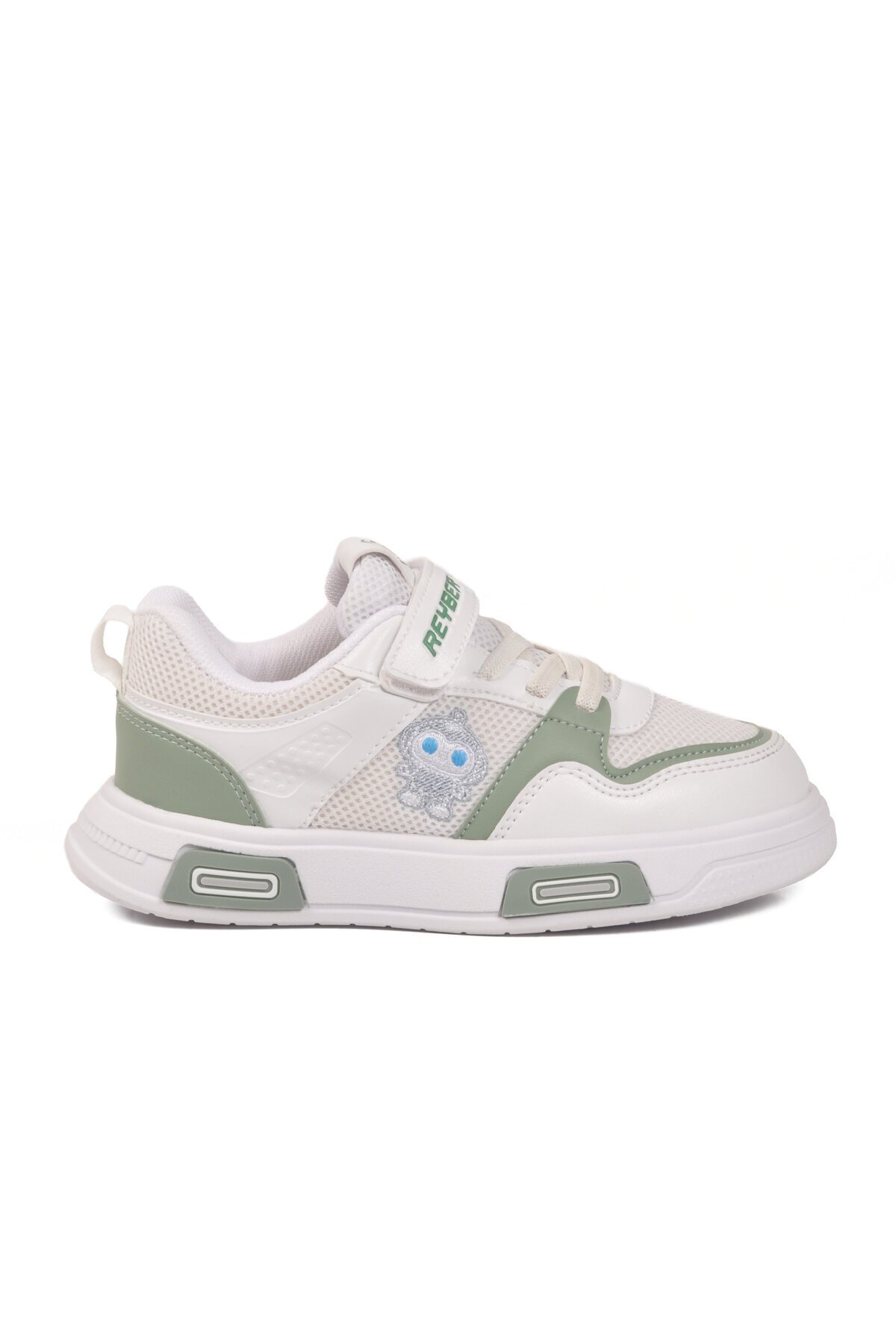 Beyaz-Mint Hafif Cırtlı Çocuk Spor Ayakkabı Reyber 026 F