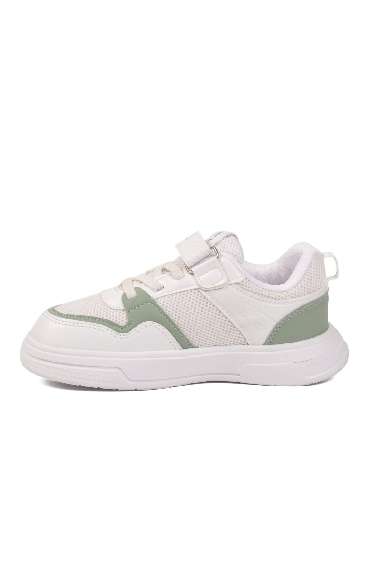 Beyaz-Mint Hafif Cırtlı Çocuk Spor Ayakkabı Reyber 026 F