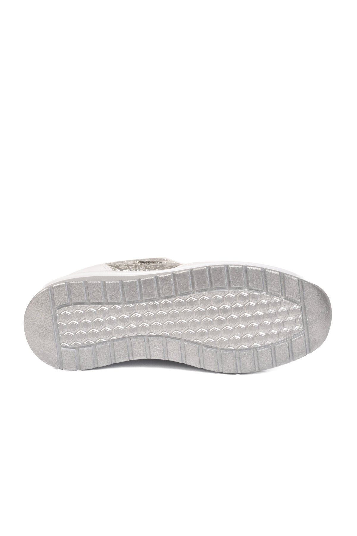 Beyaz Yüksek Tabanlı Kadın Spor Ayakkabı Layd Classy 3016 G