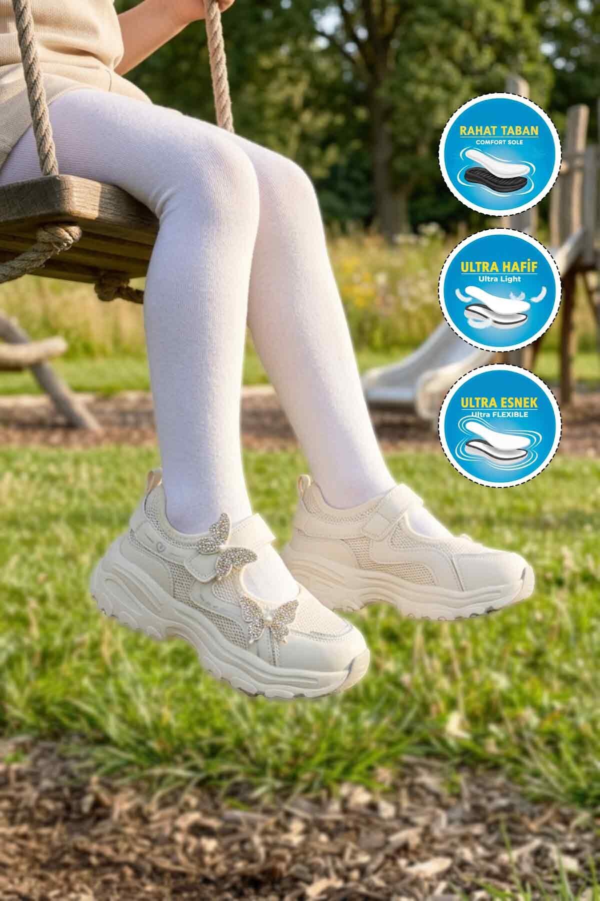 Beyaz Kız Çocuk Spor Ayakkabı Marco Kids 26Y1615 P
