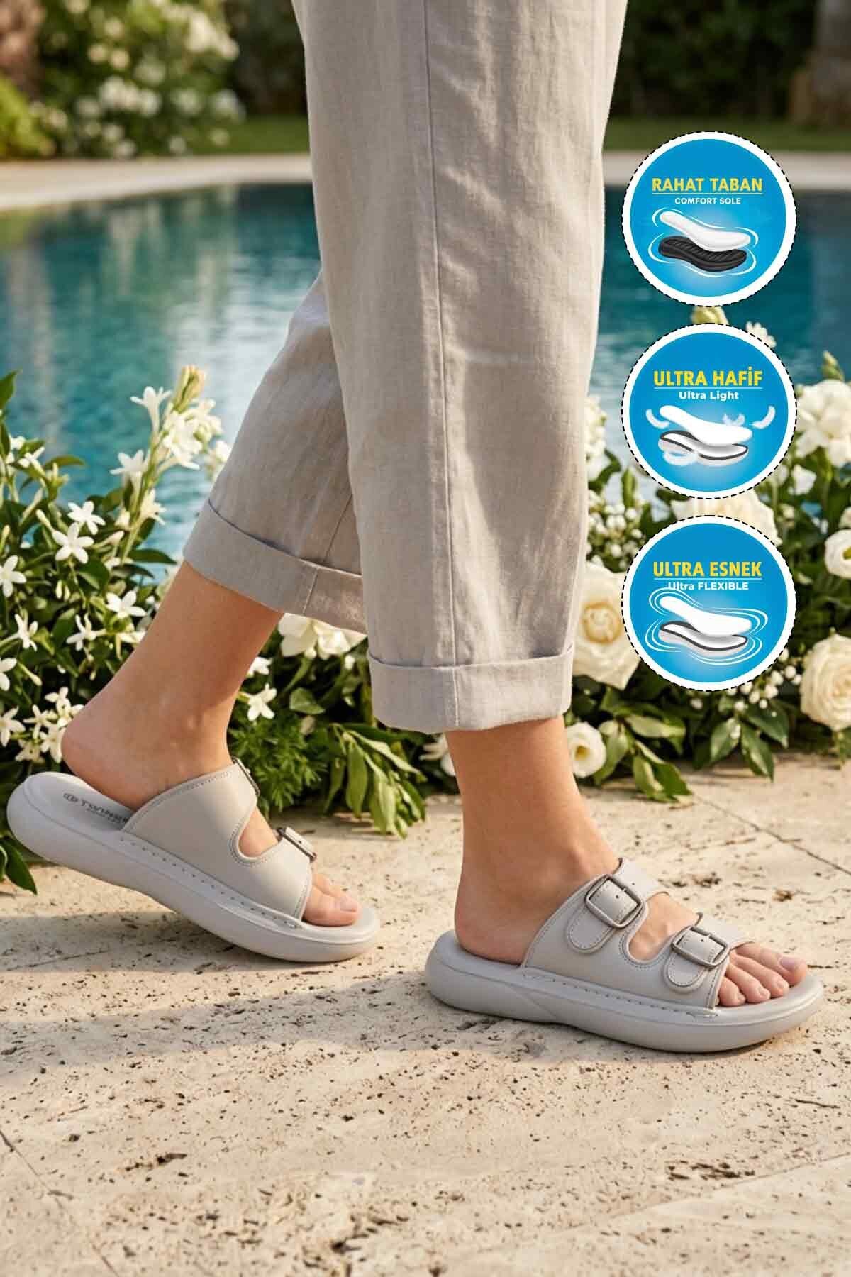 Buz Hafif Rahat Taban Kadın Terlik 3202 G