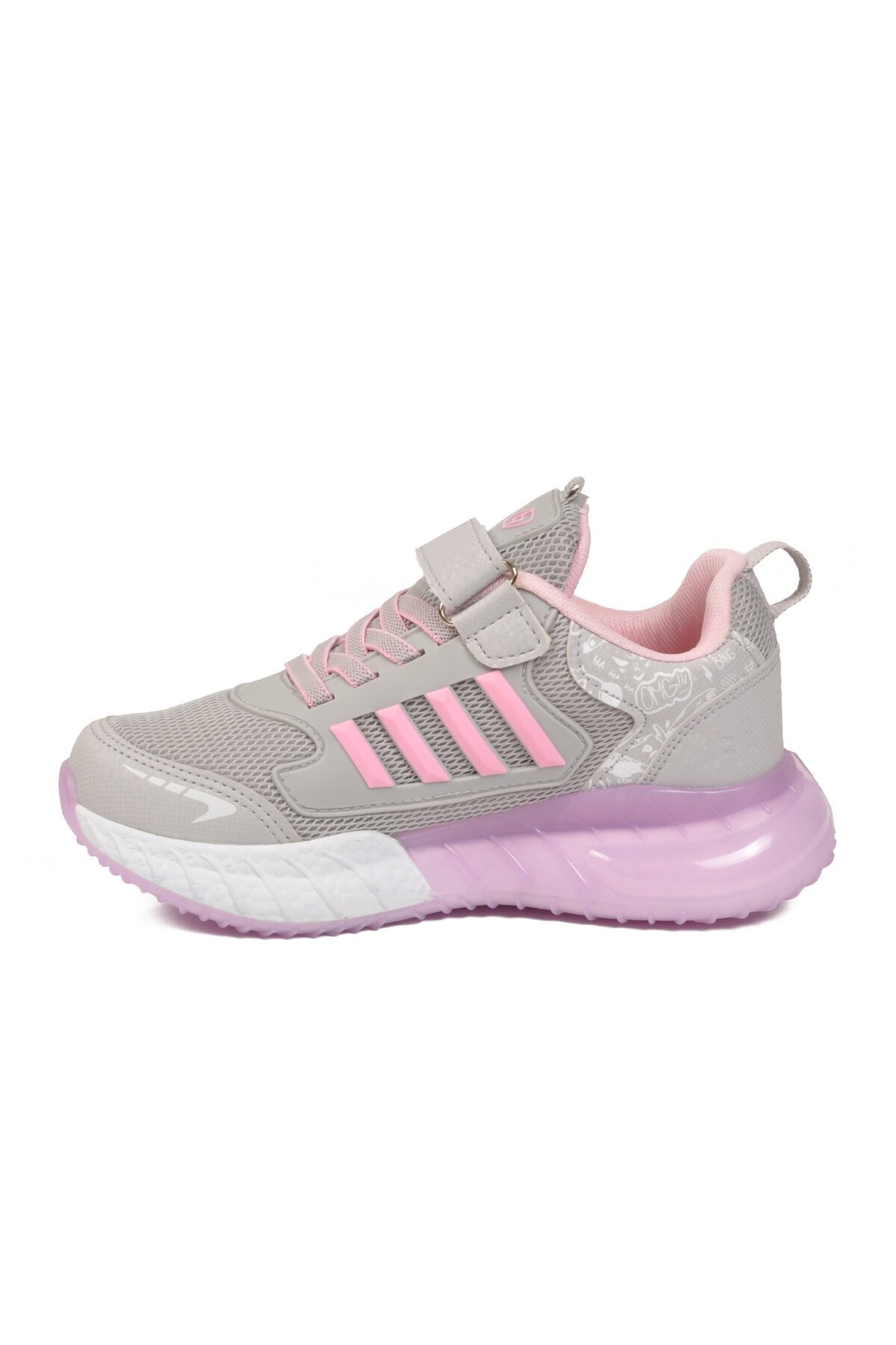 Buz-Pembe Rahat Taban Çocuk Spor Ayakkabı 748 F