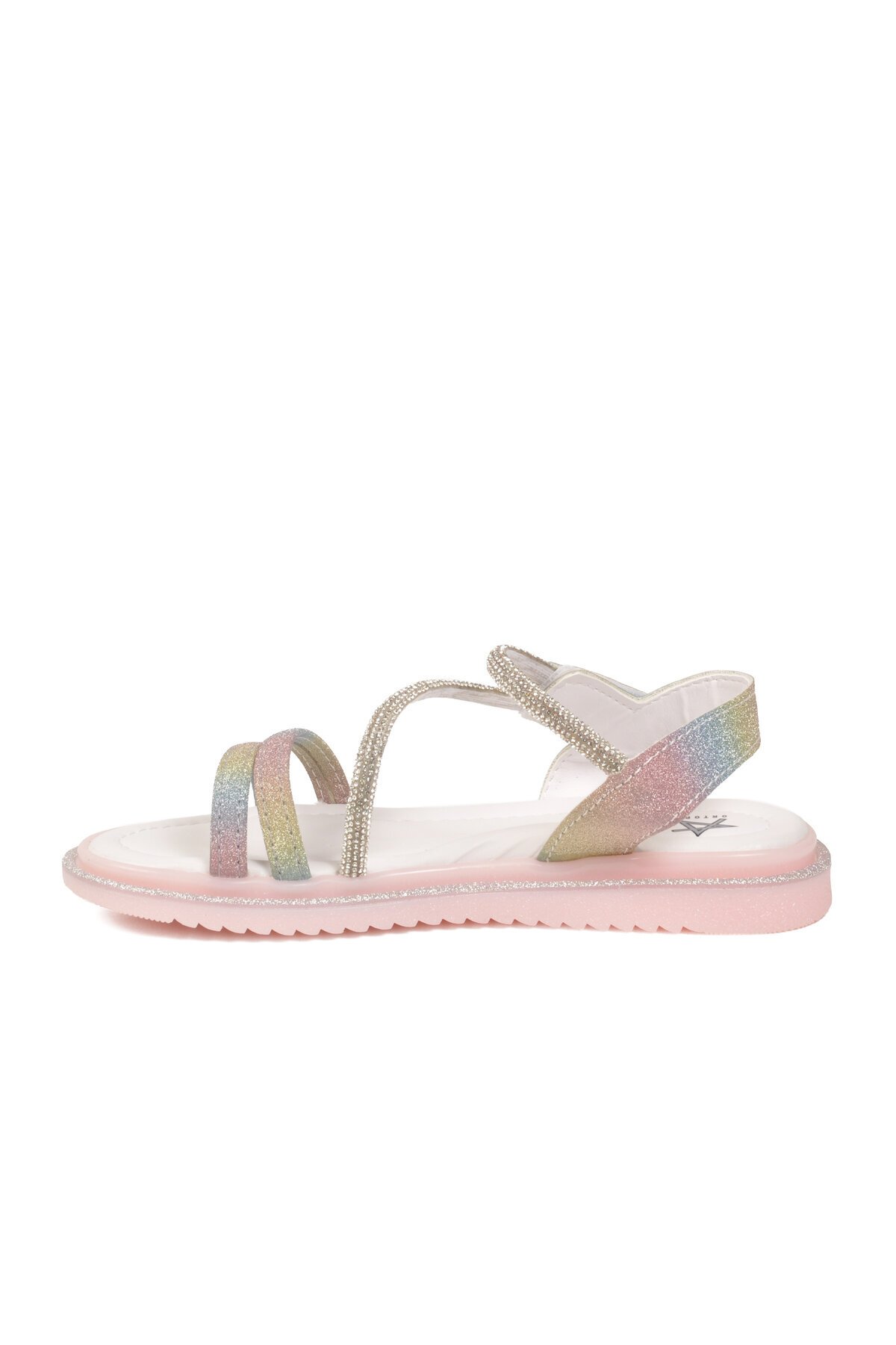 Gökkuşağı Ortopedik Kız Çocuk Sandalet Arzen 26A94 F