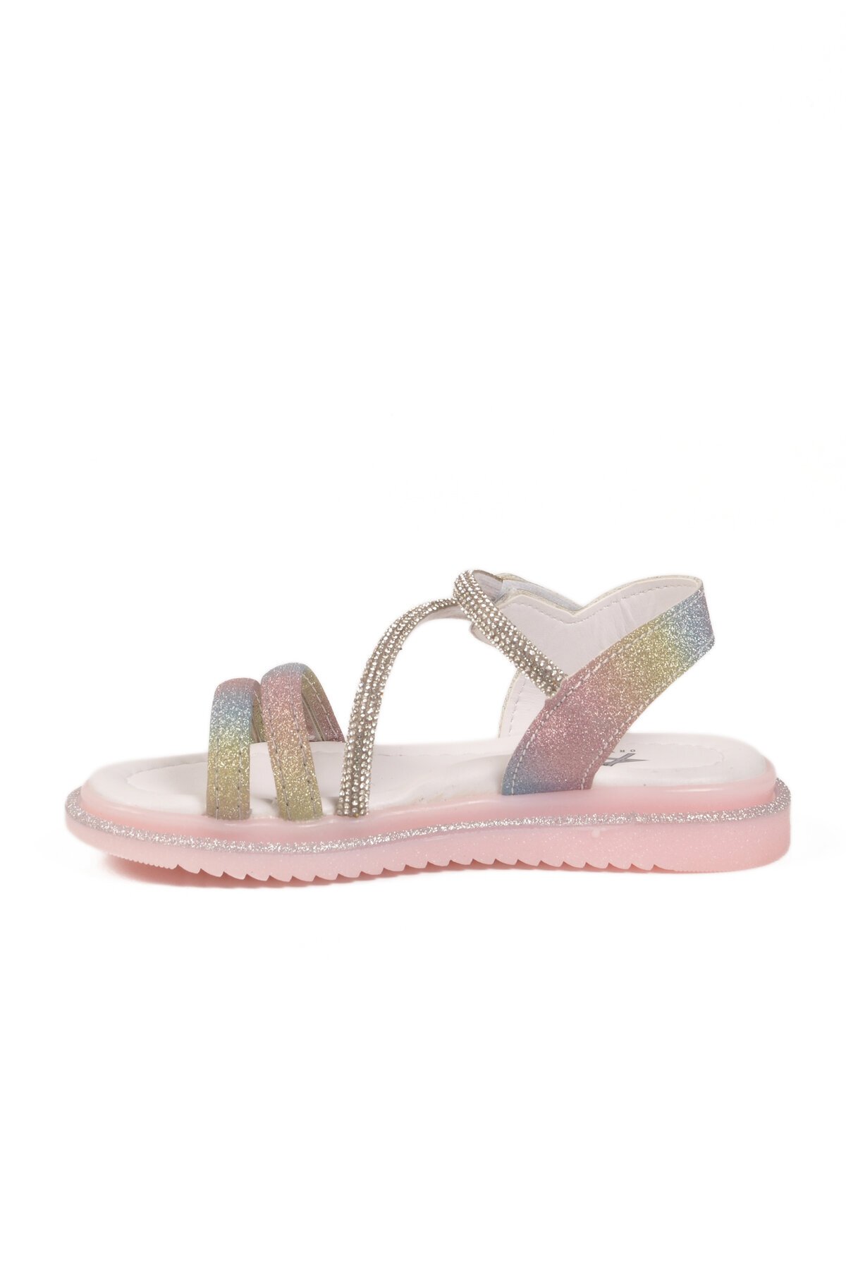 Gökkuşağı Hafif Ortopedik Taban Çocuk Sandalet 26A94 P