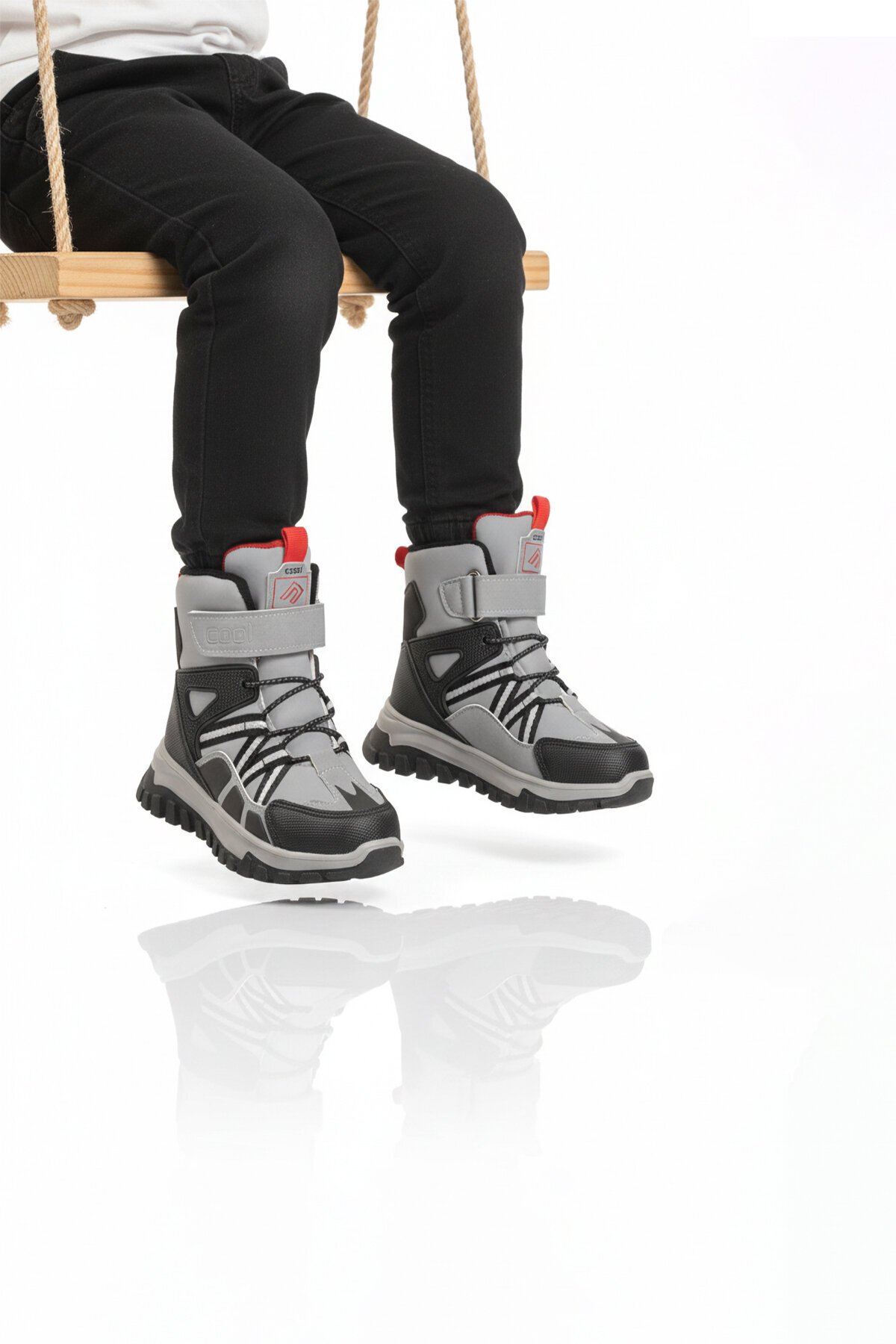 Gri Unisex Çocuk Bot Hilly P