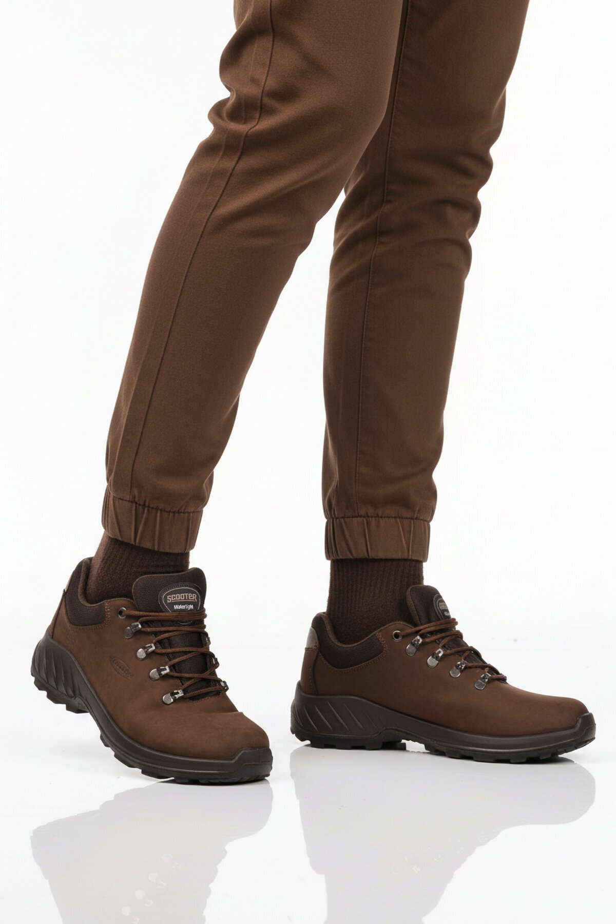 Kahve Nubuk Su Geçirmez Erkek Outdoor Ayakkabı M4105 M