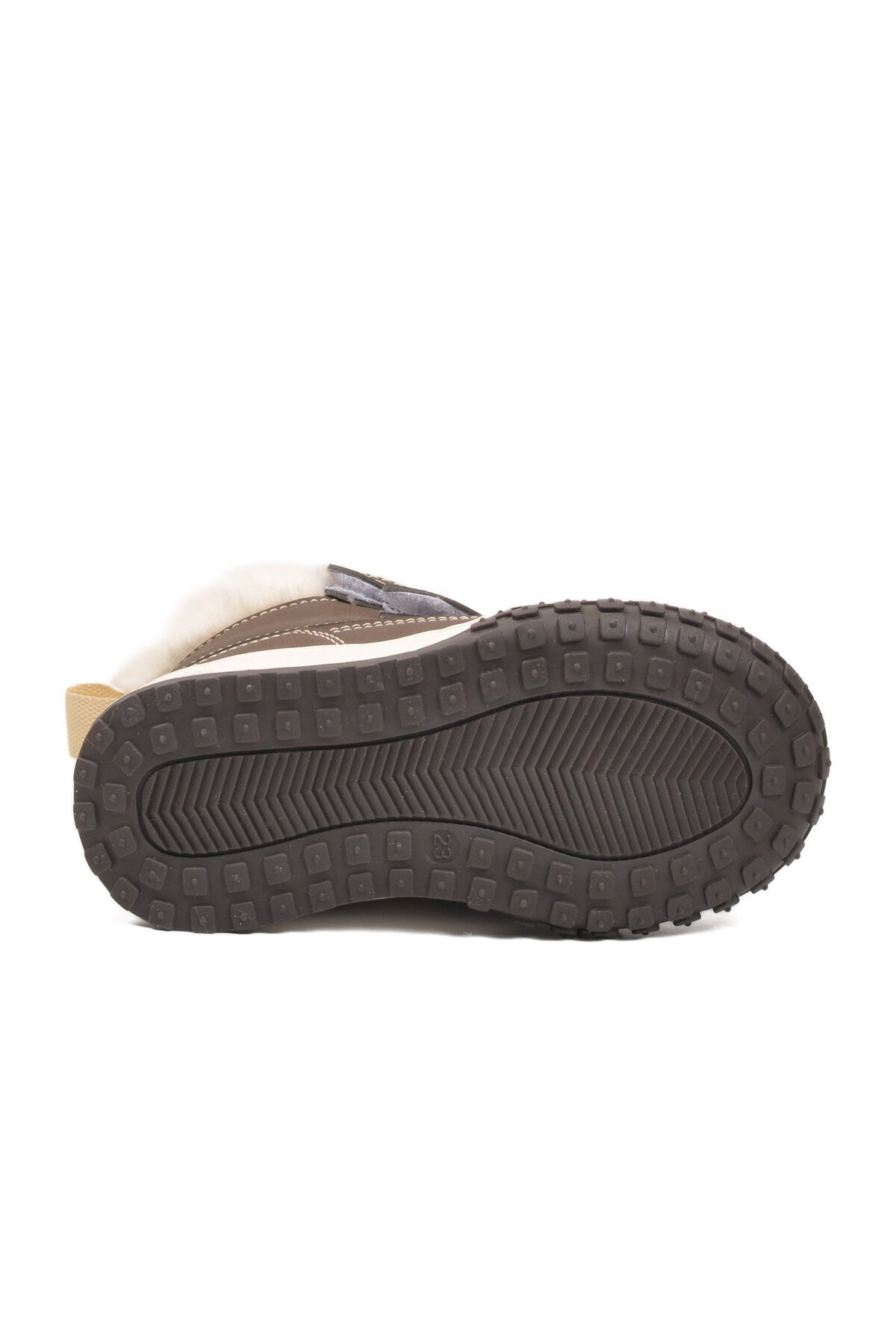 Kahve Cırtlı Unisex Bebek Bot Shade B
