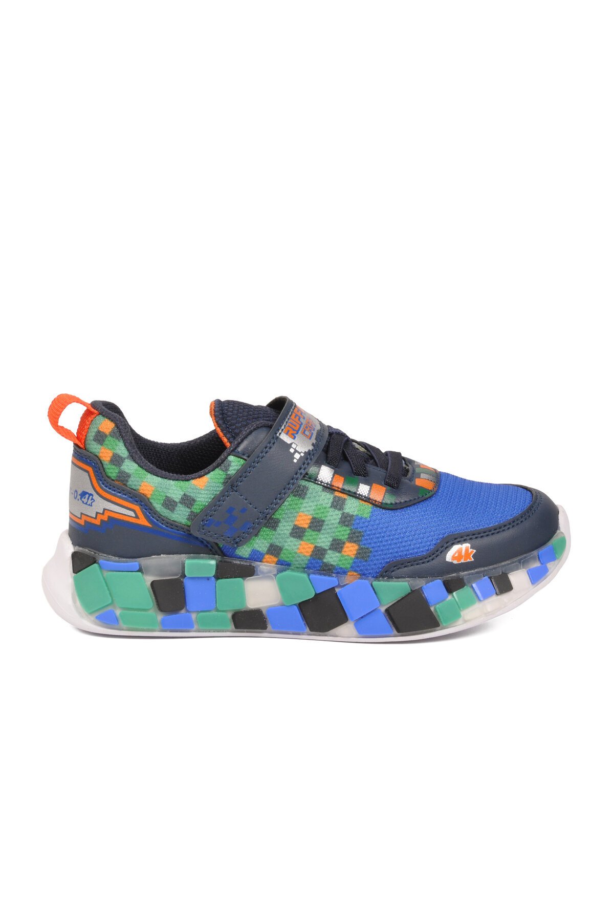 Ruffon Lacivert-Beyaz-Oranj Çocuk Spor Ayakkabı 1030 F