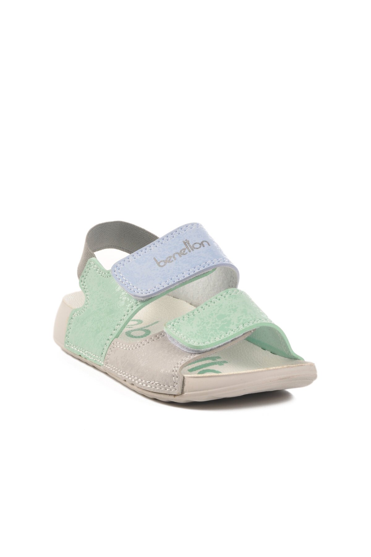 Mint Yeşili-Bebe Mavi Unisex Çocuk Sandalet BN-1422 P