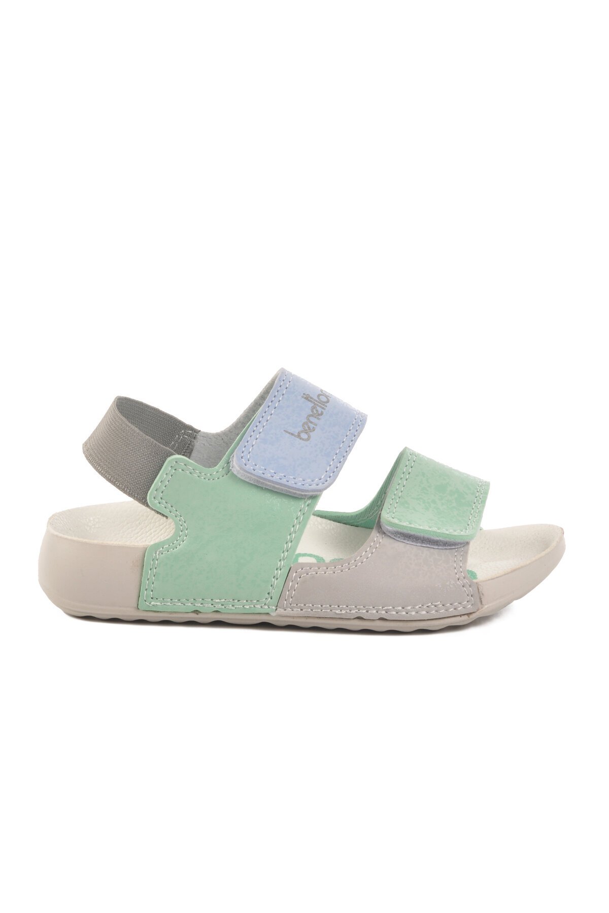 Mint Yeşili-Bebe Mavi Unisex Çocuk Sandalet BN-1422 P