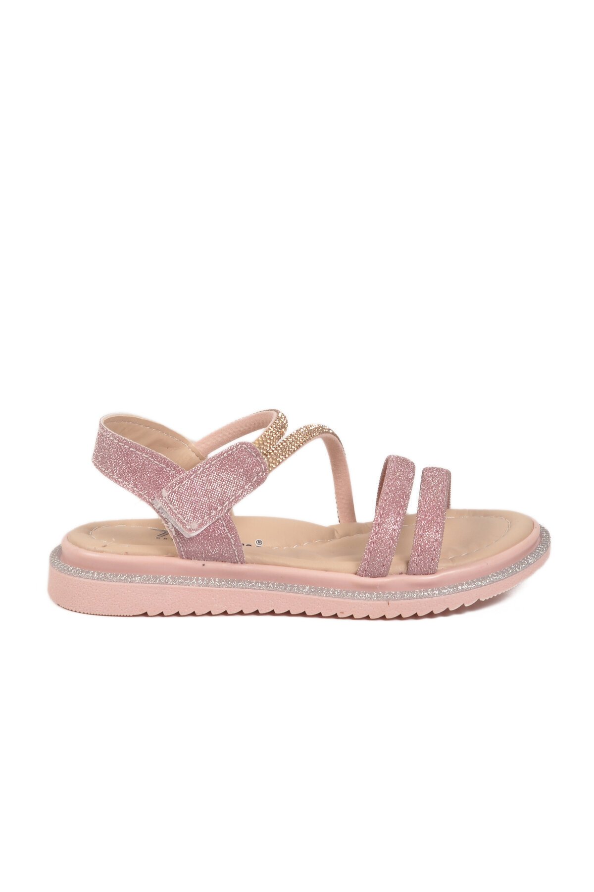 Pudra Hafif Ortopedik Taban Çocuk Sandalet 26A94 P