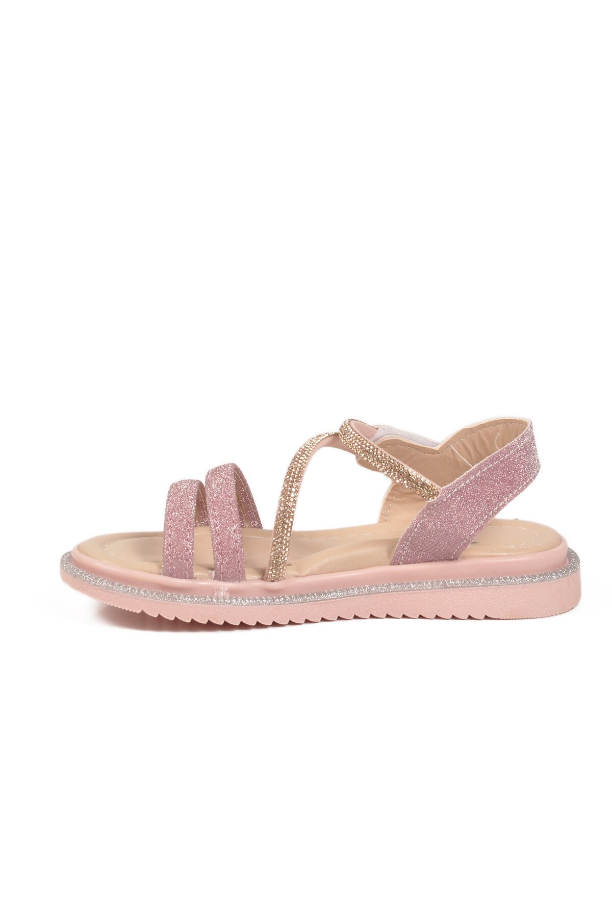 Pudra Hafif Ortopedik Taban Çocuk Sandalet 26A94 P