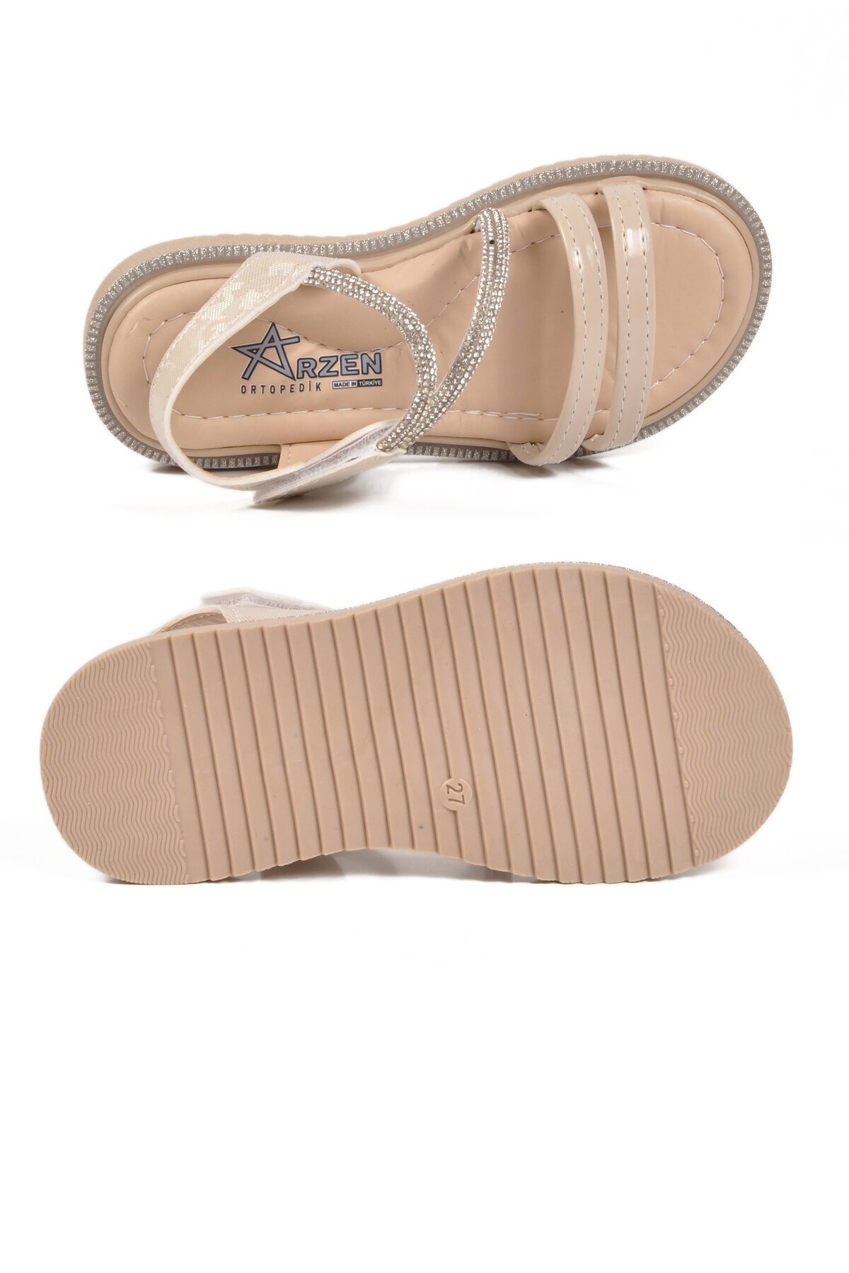 Sedef Hafif Ortopedik Taban Çocuk Sandalet 26A94 P