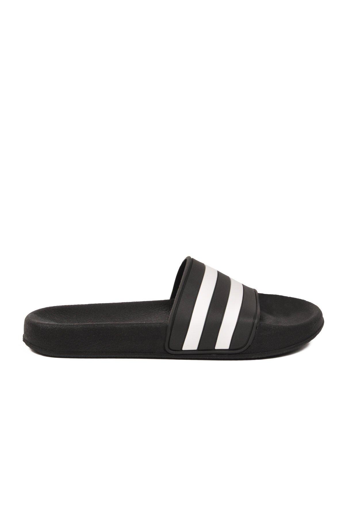 Siyah-Beyaz Hafif Unisex Terlik 8000-01 G
