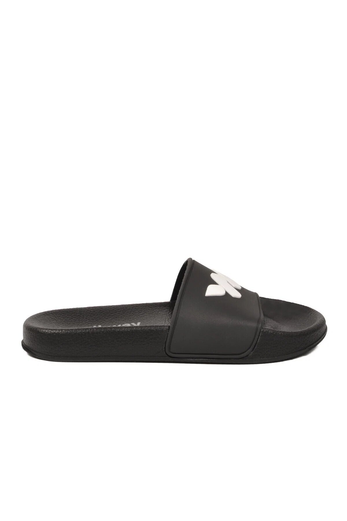 Siyah-Beyaz Hafif Unisex Terlik 8000-02 G