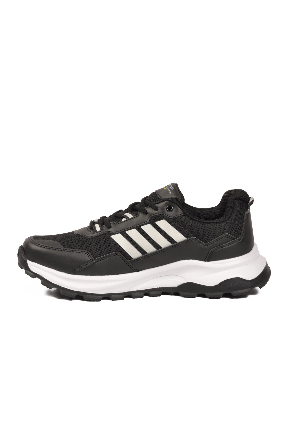 Siyah-Beyaz Hafif Rahat Taban Erkek Sneaker BST-2045 M