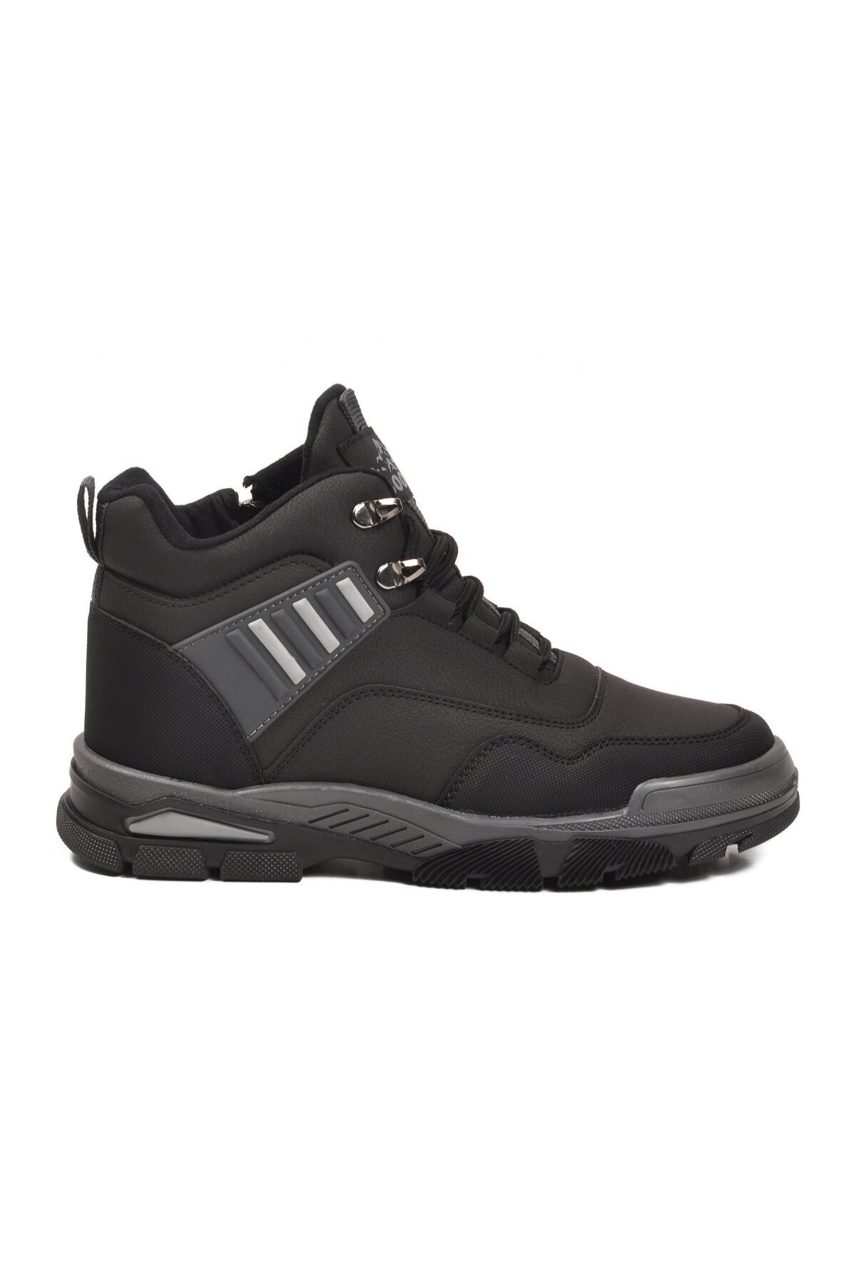 Siyah-Gri Polarlı Unisex Outdoor Bot 444 G