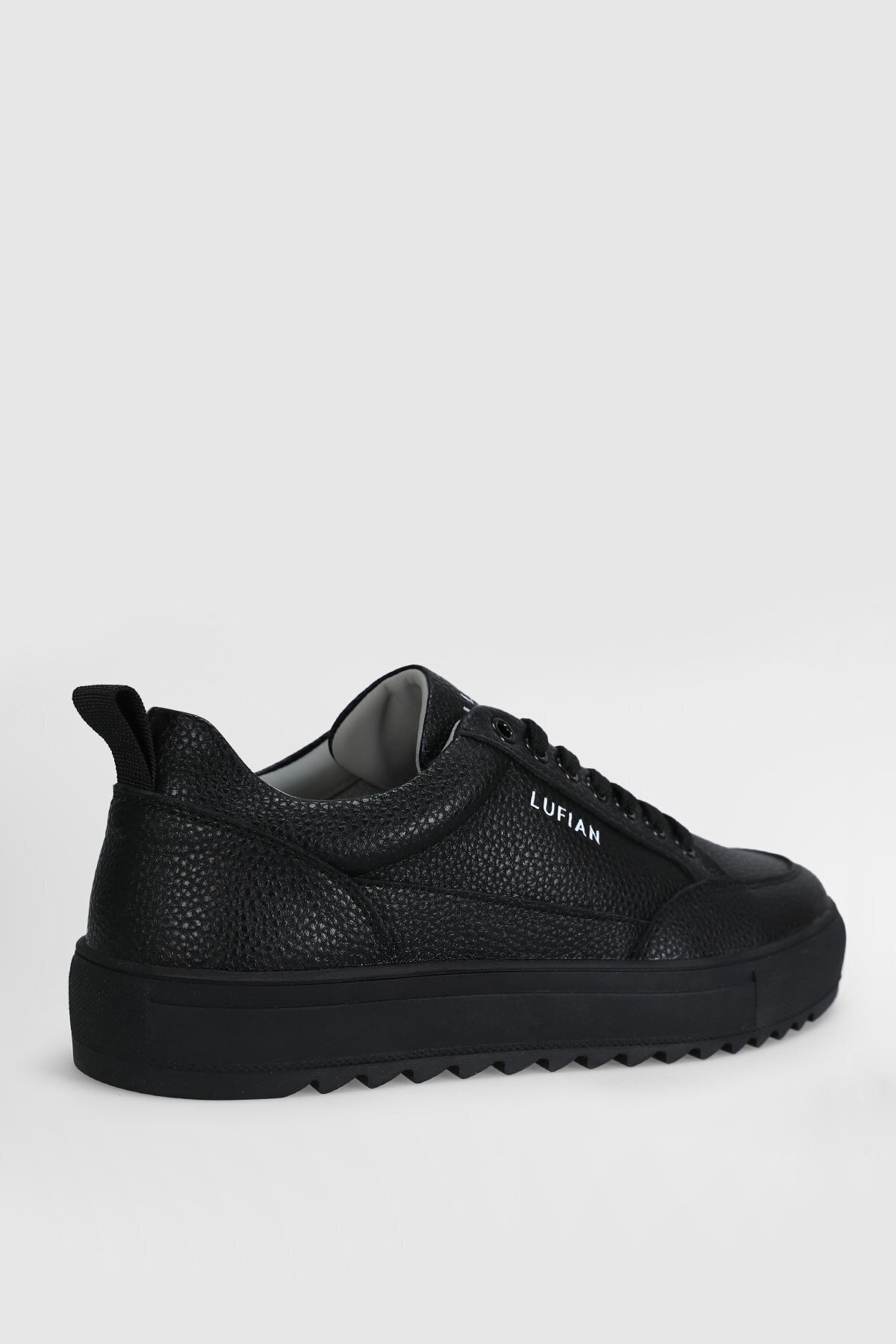 Siyah Hakiki Deri Erkek Sneaker Philip M