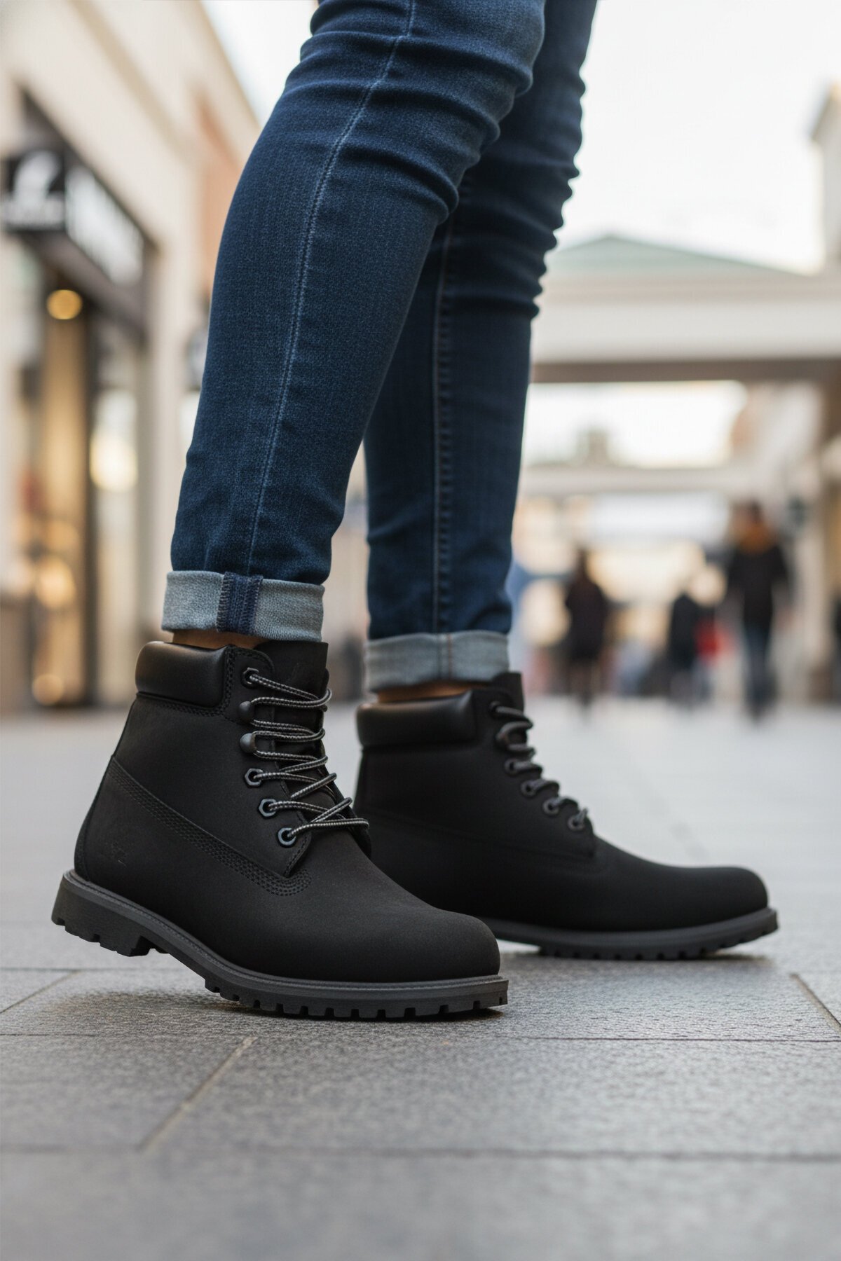 Siyah Nubuk Unisex Bot 725039 Empresa G