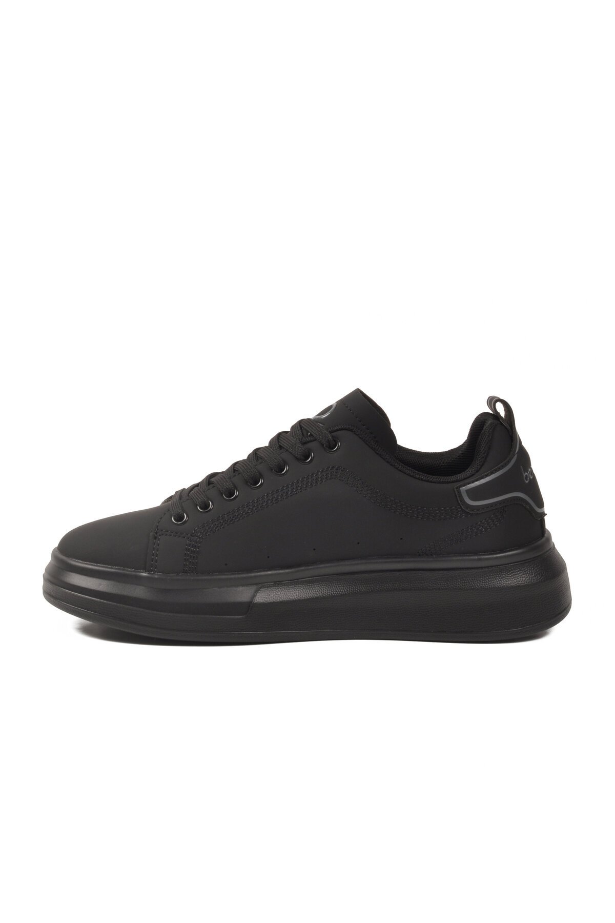 Siyah Bağcıklı Hafif Erkek Sneaker BNI-12081 M