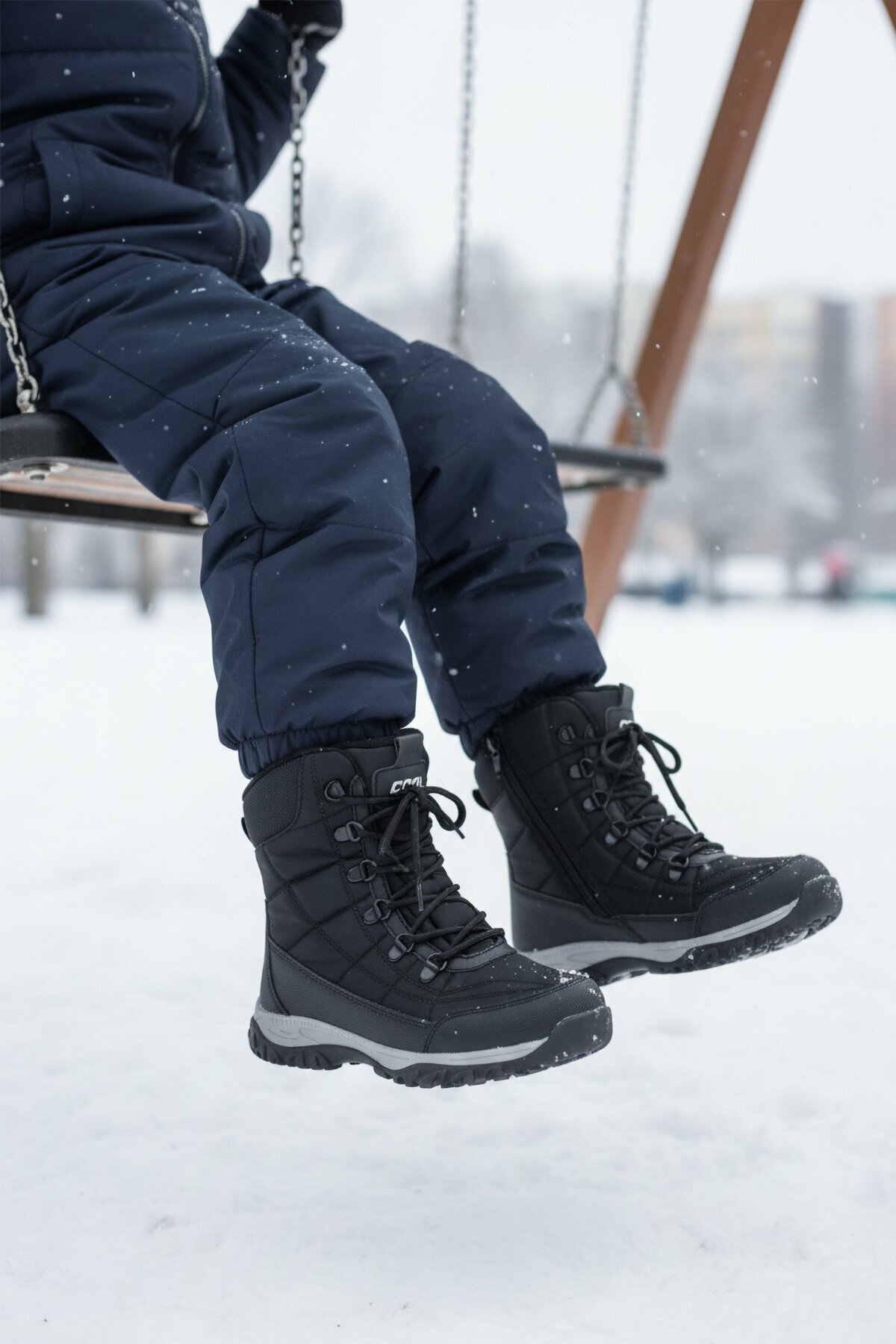 Siyah Unisex Çocuk Bot Felix F