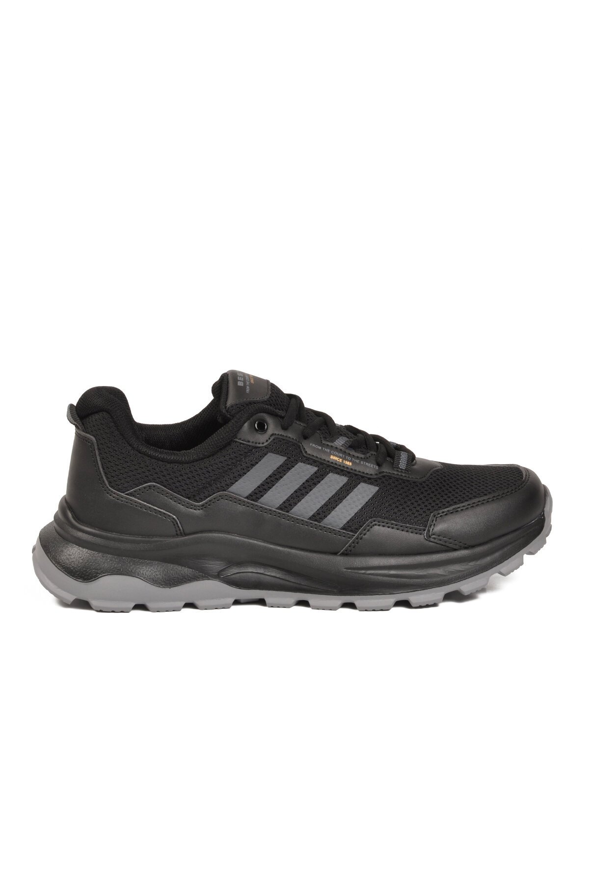 Siyah Hafif Rahat Taban Erkek Sneaker BST-2045 M