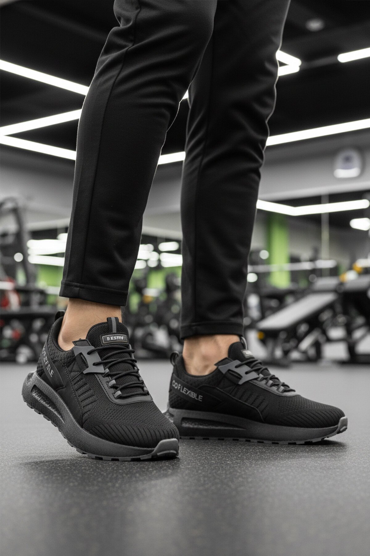 Siyah Triko Erkek Spor Ayakkabı Bst-654 M