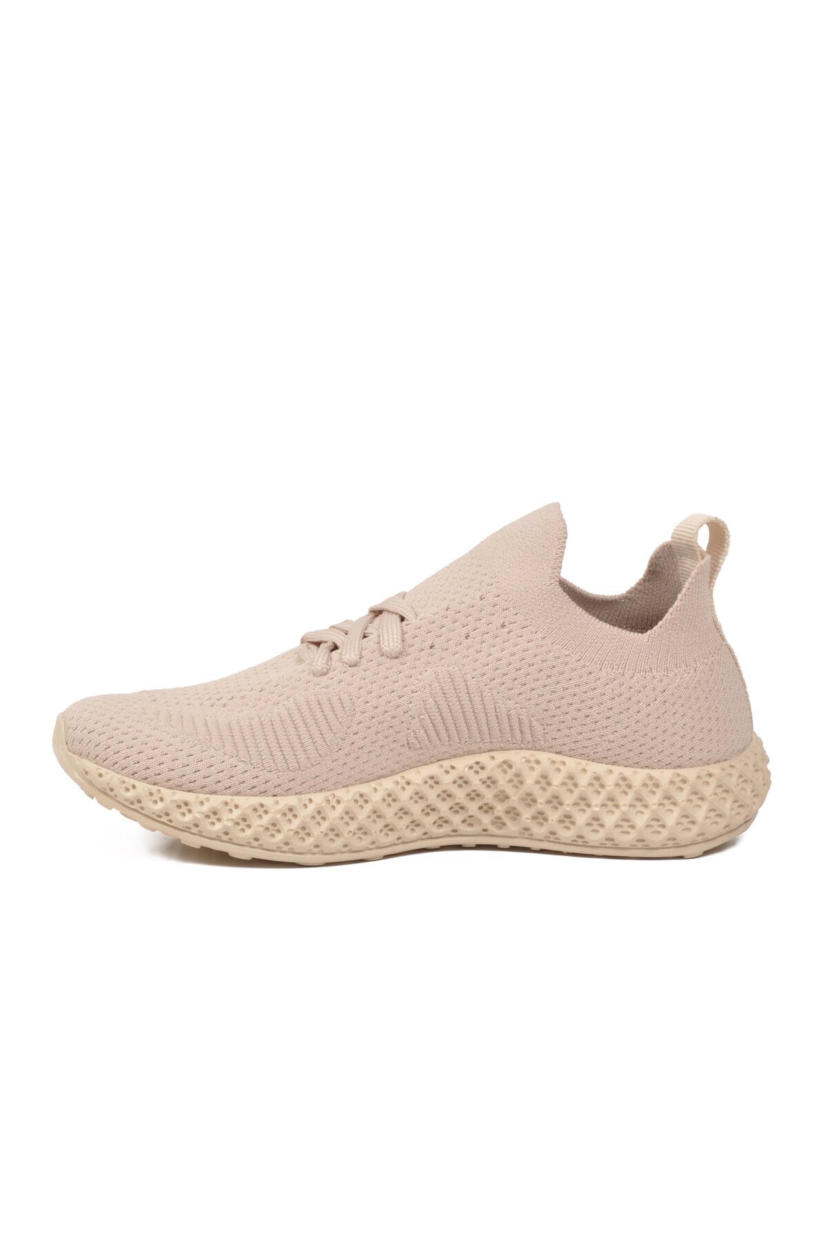 Bej Tekstil Hafif Hava Alabilir Unisex Spor Ayakkabı PC-32711 Z