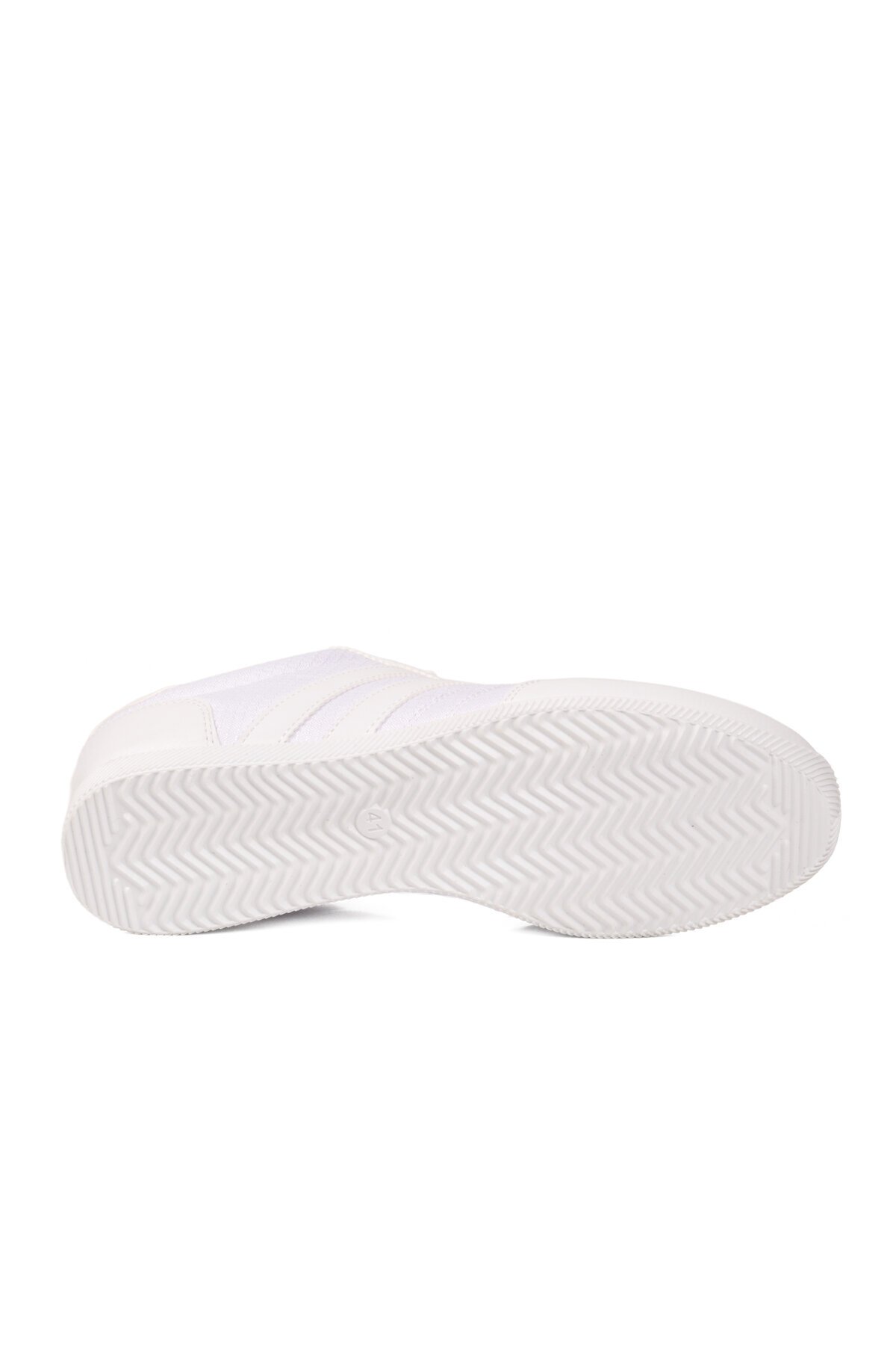 Beyaz-Beyaz ComfortSole Taban Erkek Sneaker BST-2086 M