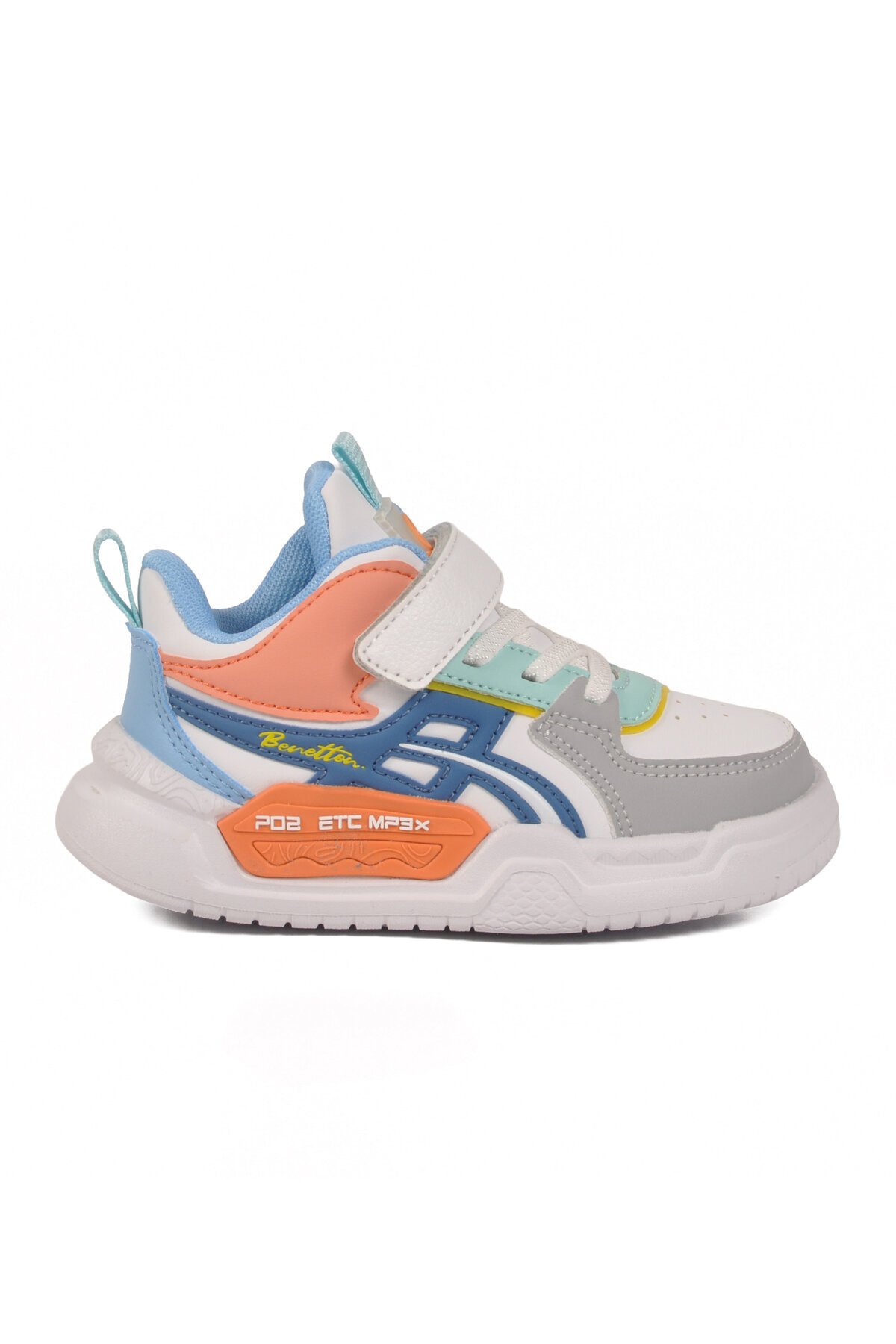 Beyaz-Lacivert Unisex Çocuk Spor Ayakkabı BNI-11092 P