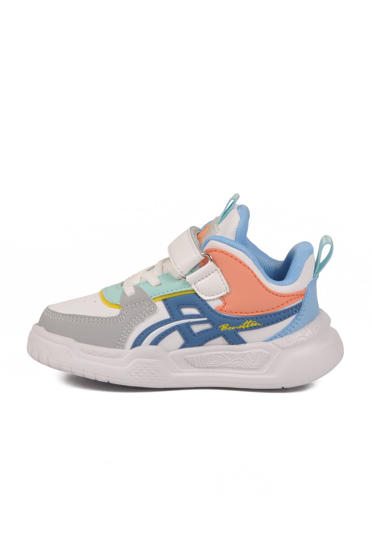 Beyaz-Lacivert Unisex Çocuk Spor Ayakkabı BNI-11092 P