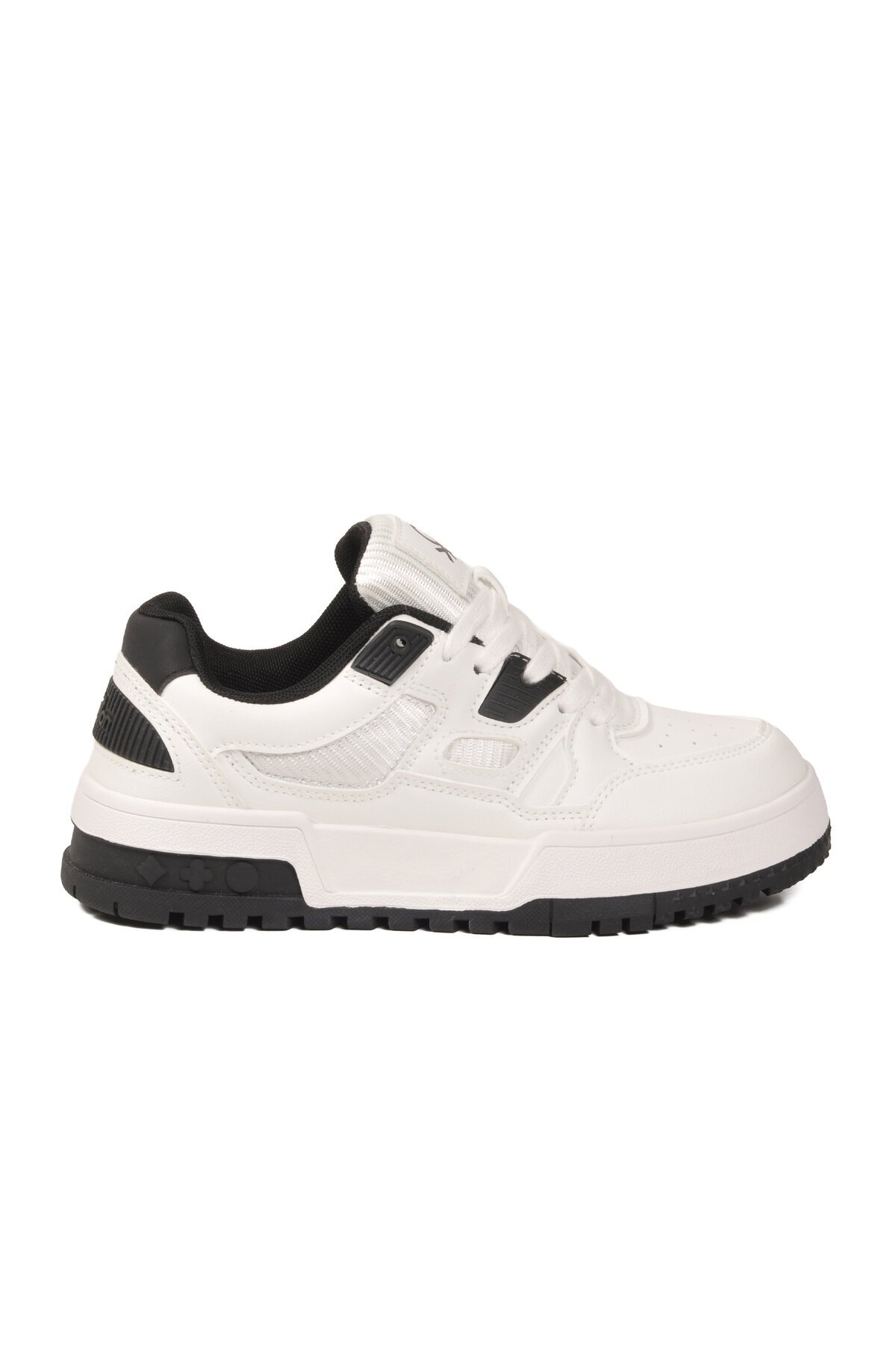 Beyaz-Siyah Unisex Spor Ayakkabı BN-12158 G