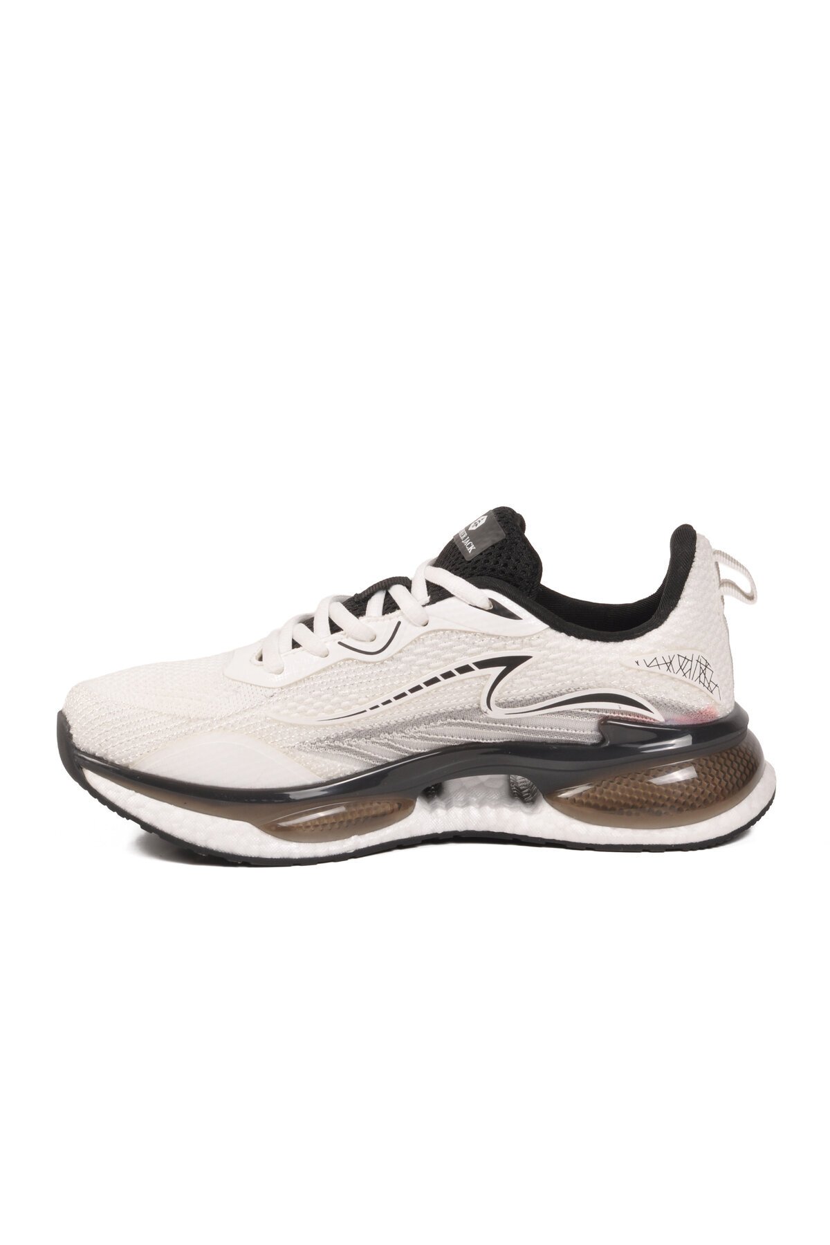 Beyaz-Siyah Tekstil ComfortSole Taban Unisex Spor Ayakkabı 101 25087-G