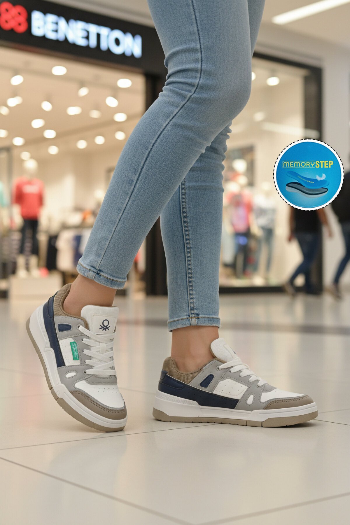 Beyaz Unisex Spor Ayakkabı BNI-11130 G