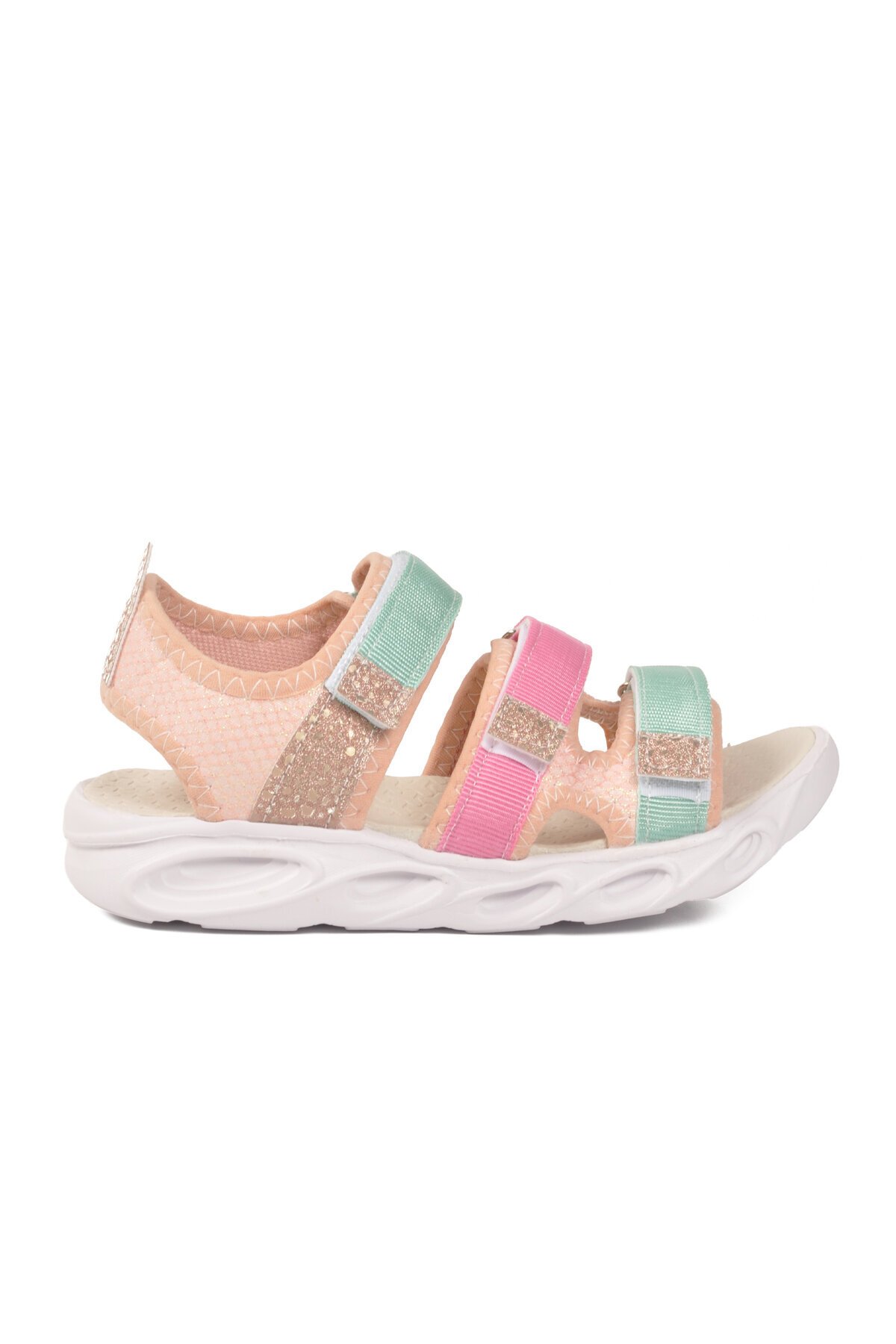 Renkli Kız Çocuk Sandalet 26A44 F
