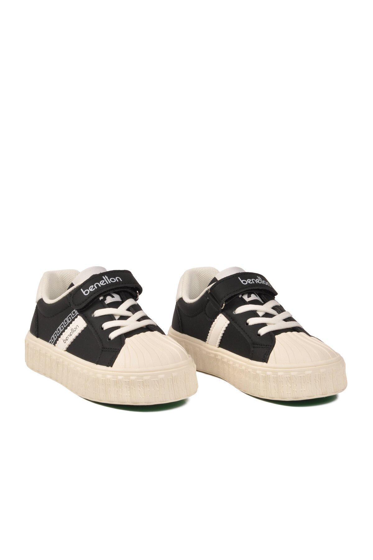 Siyah-Beyaz Unisex Çocuk Spor Ayakkabı BNI-11558 P