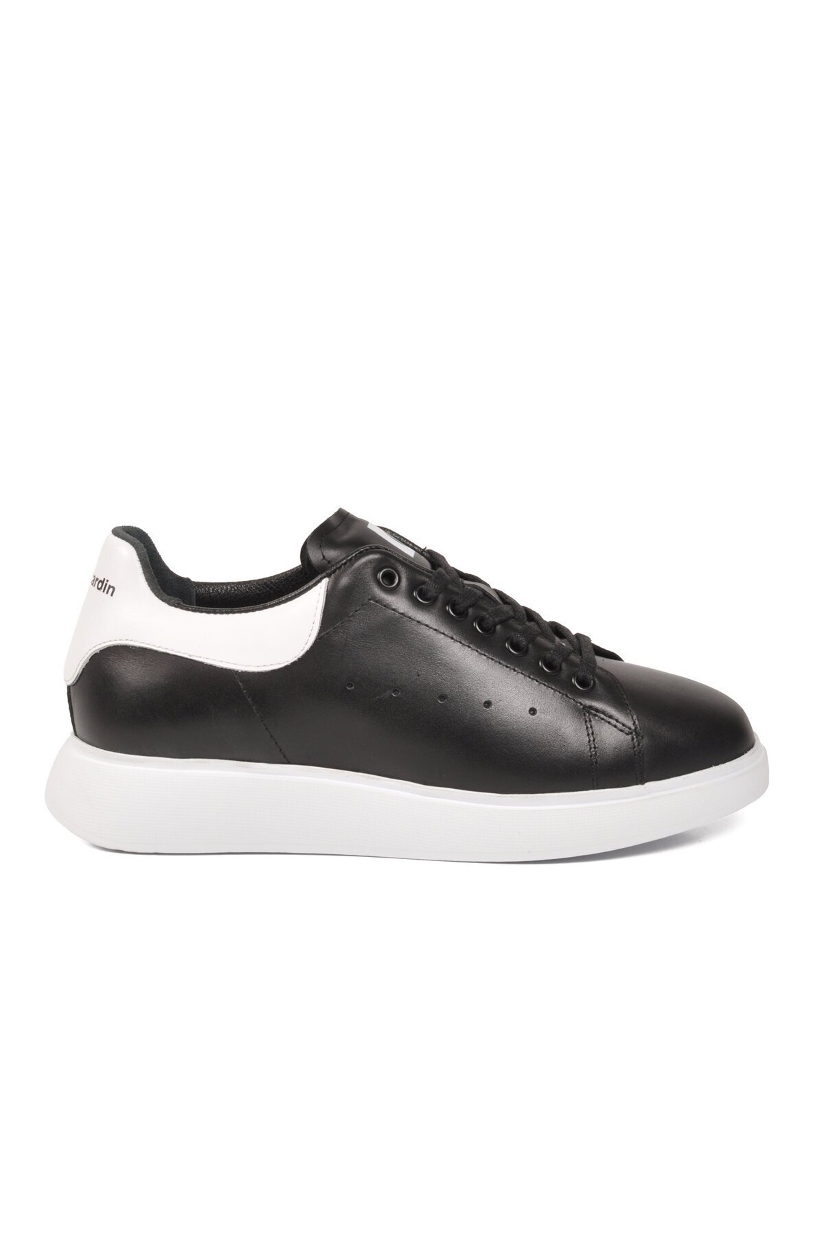 Siyah-Beyaz Unisex Bağcıklı Sneaker PC-32722 Z