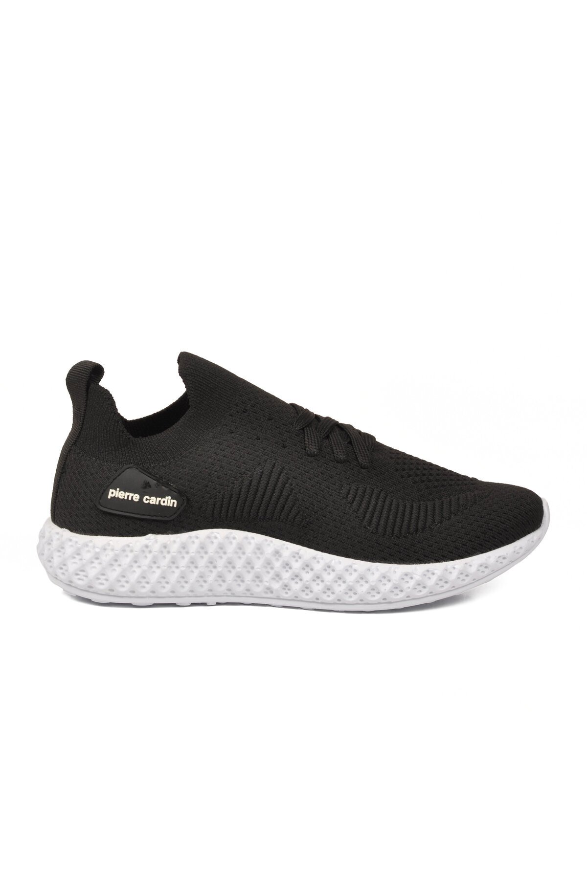 Siyah-Beyaz Tekstil Hafif Hava Alabilir Unisex Spor Ayakkabı PC-32711 Z