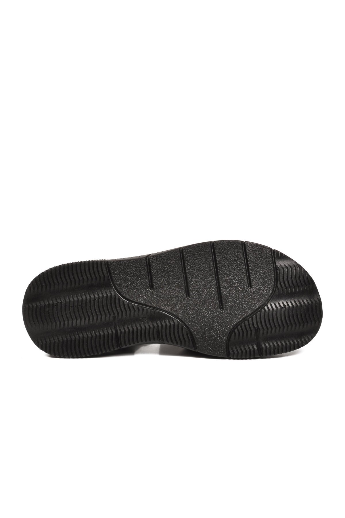 Siyah Hakiki Deri Erkek Sandalet PC-7462 M