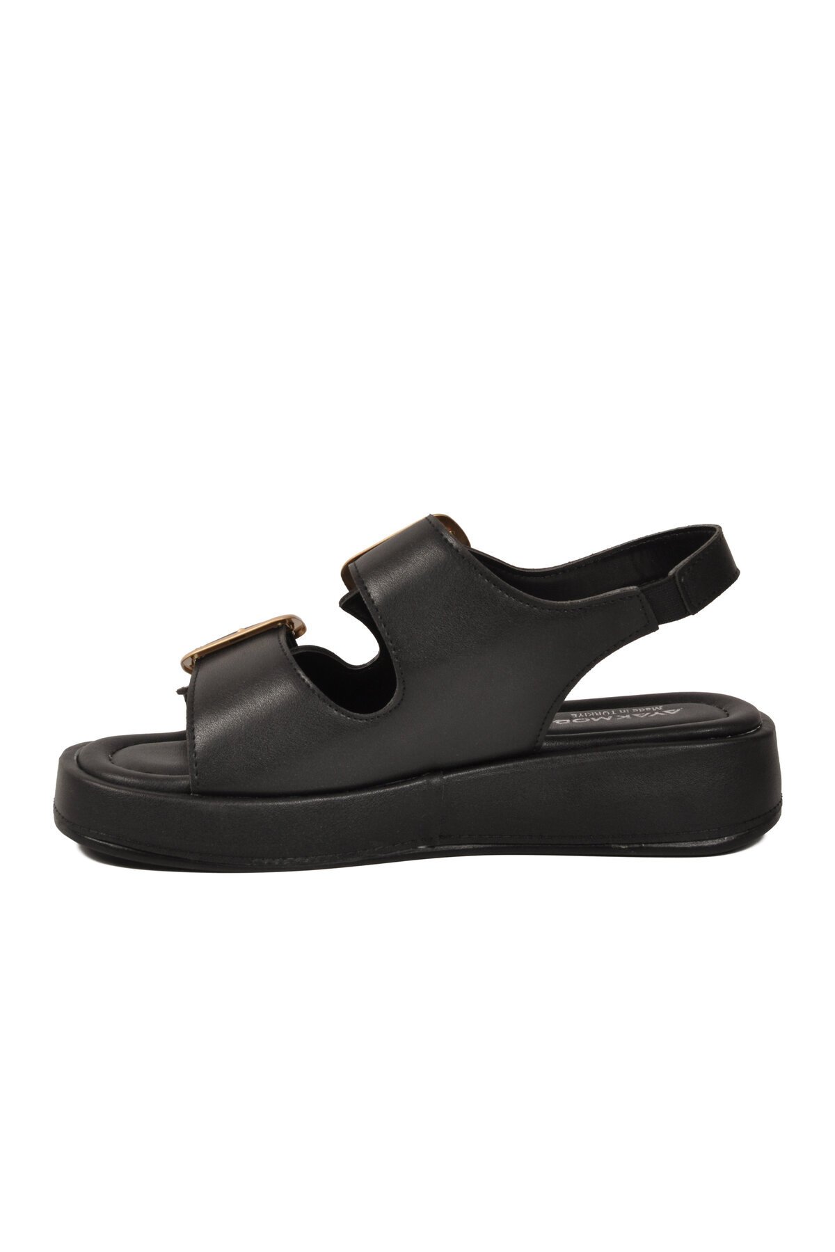 Siyah Yüksek Tabanlı ComfortSole Taban Kadın Sandalet 35332 Z