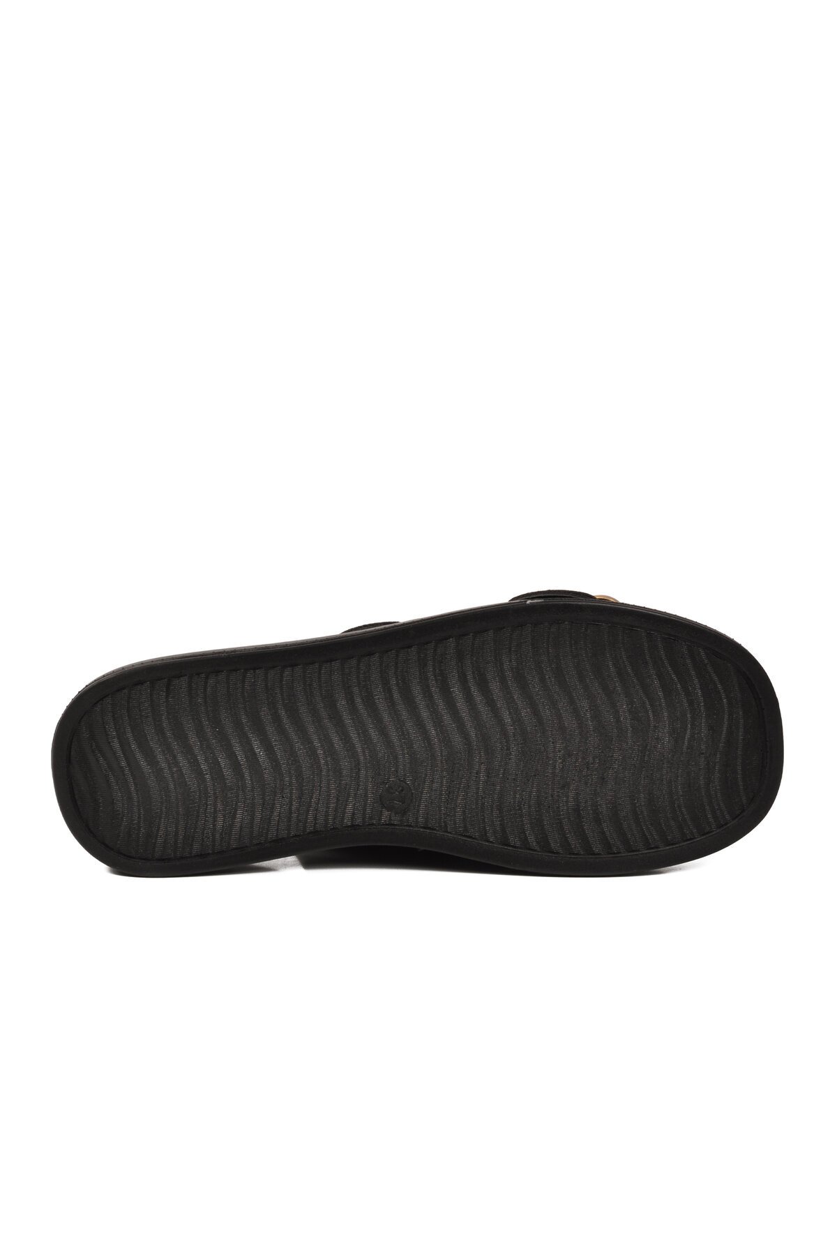 Siyah Yüksek Tabanlı ComfortSole Taban Kadın Sandalet 35332 Z
