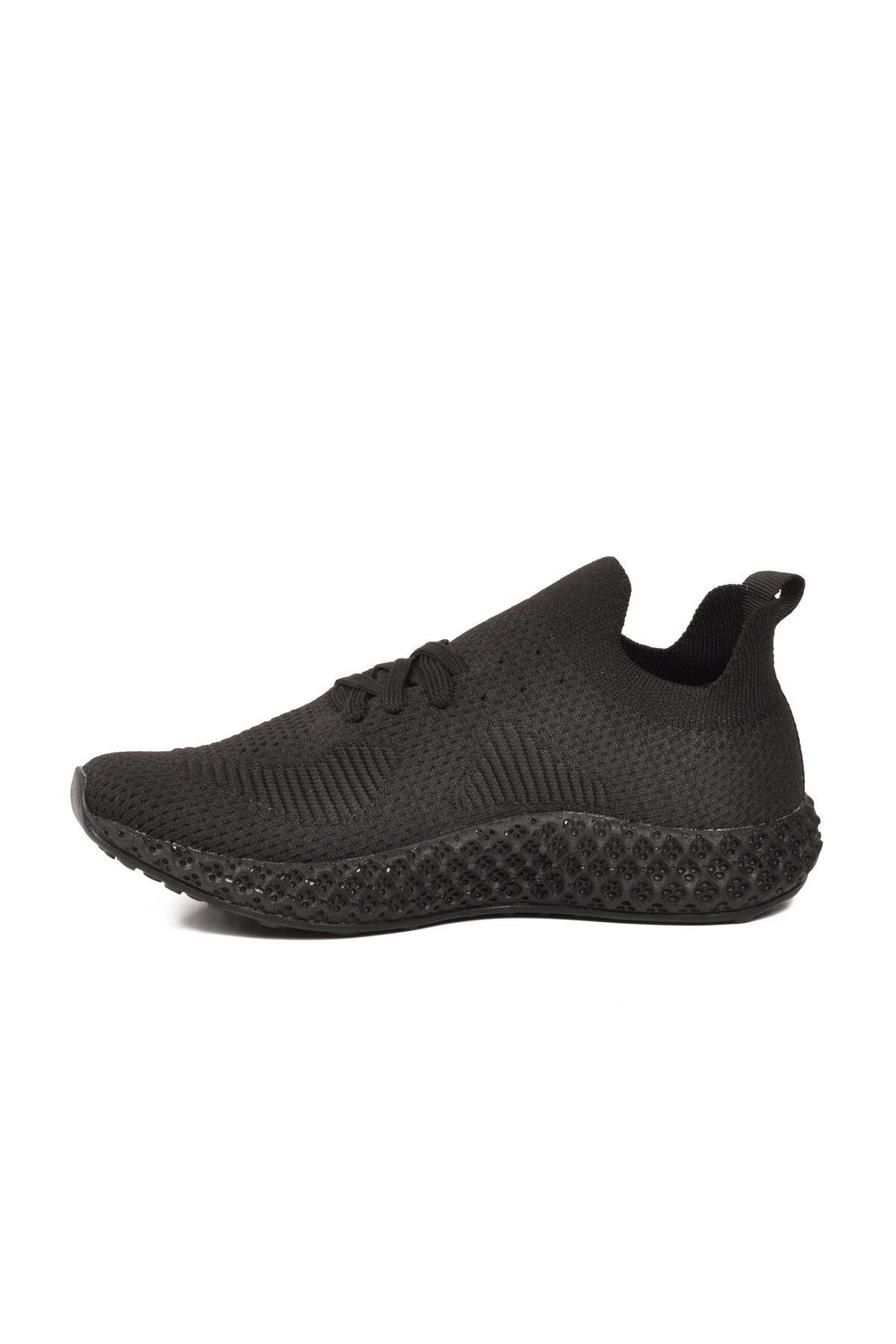 Siyah Tekstil Hafif Hava Alabilir Unisex Spor Ayakkabı PC-32711 Z
