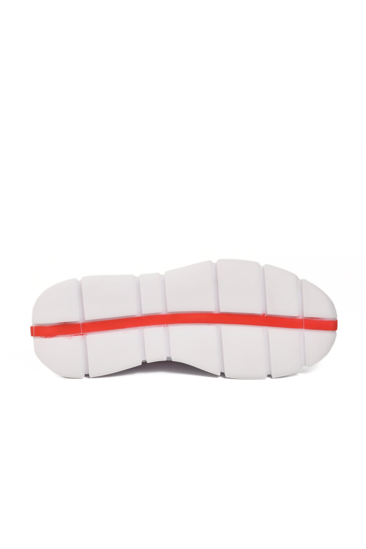 Beyaz Bağcıklı Kalın Rahat Tabanlı Erkek Casual Ayakkabı Sneaker Praval