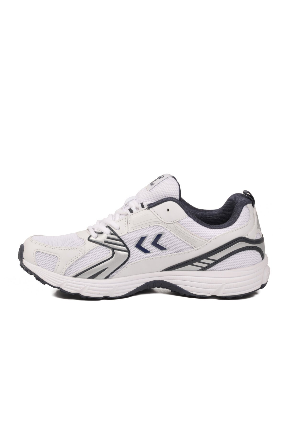 Beyaz-Lacivert Nefes Alabilen File Detaylı Hafif Taban Erkek Yürüyüş ve Spor Ayakkabı Sneaker 900911 Hml Performance 930