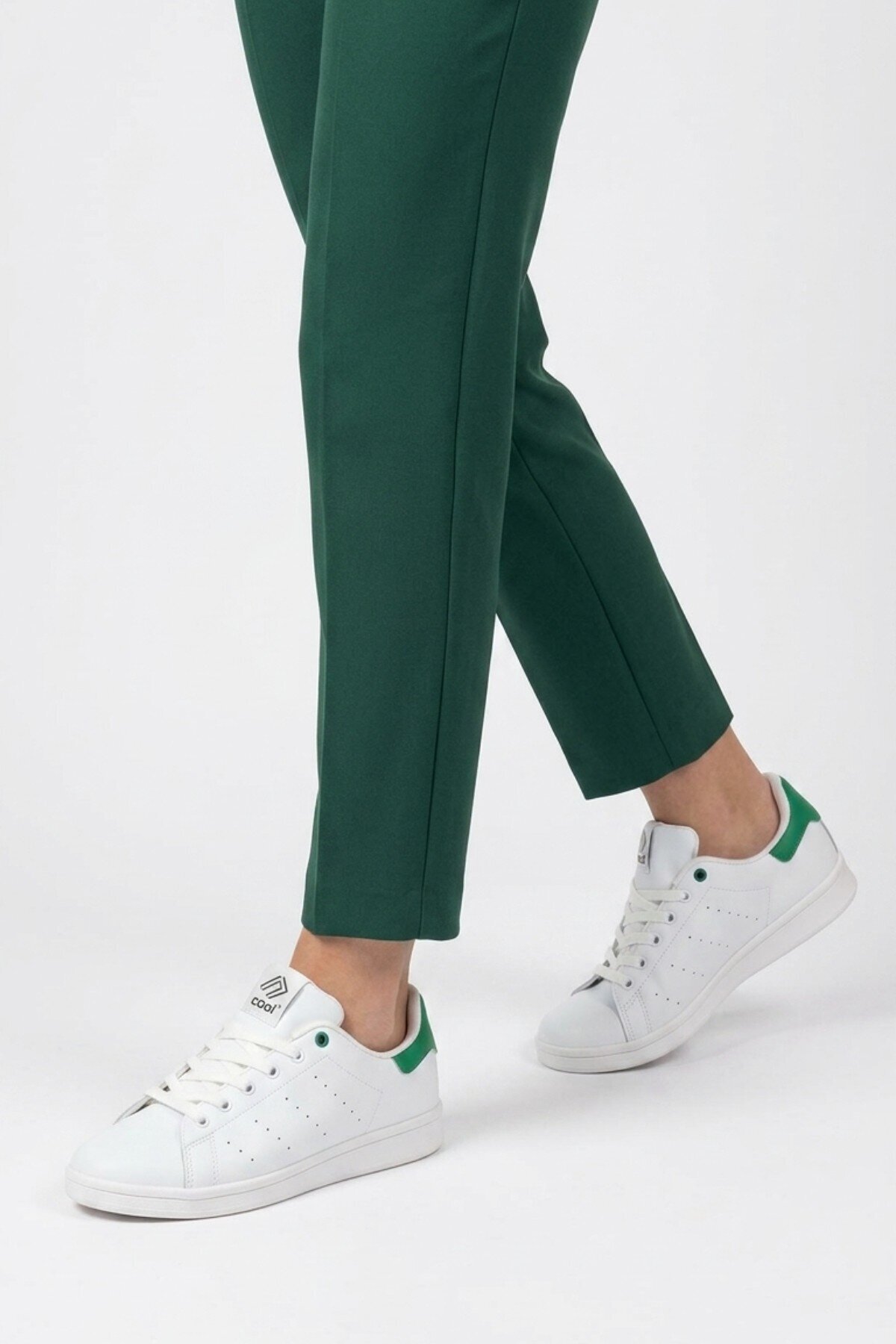 Beyaz-Yeşil Unisex Rahat Casual Günlük Sneaker Spor Ayakkabı Ursula G