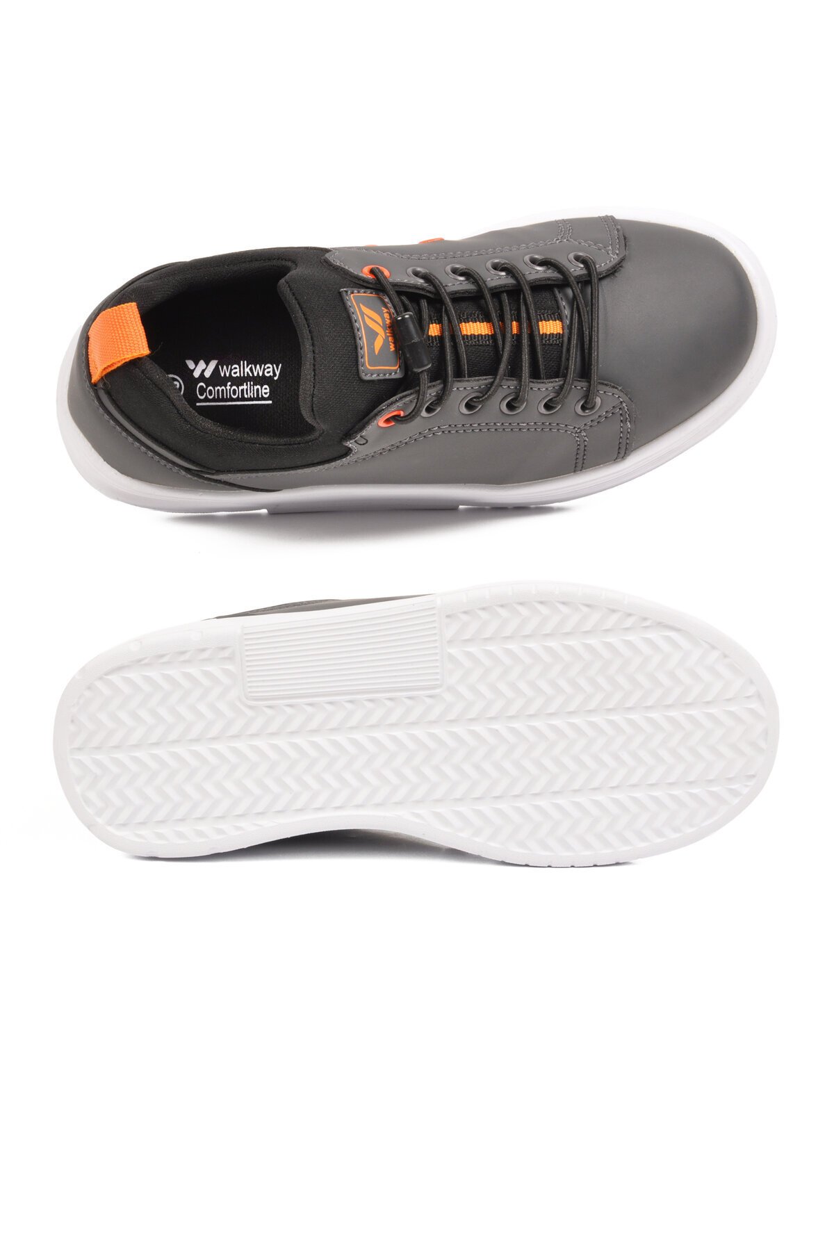 Füme Comfort Rahat Taban Lastik Bağcıklı Erkek Çocuk Sneaker Balase F