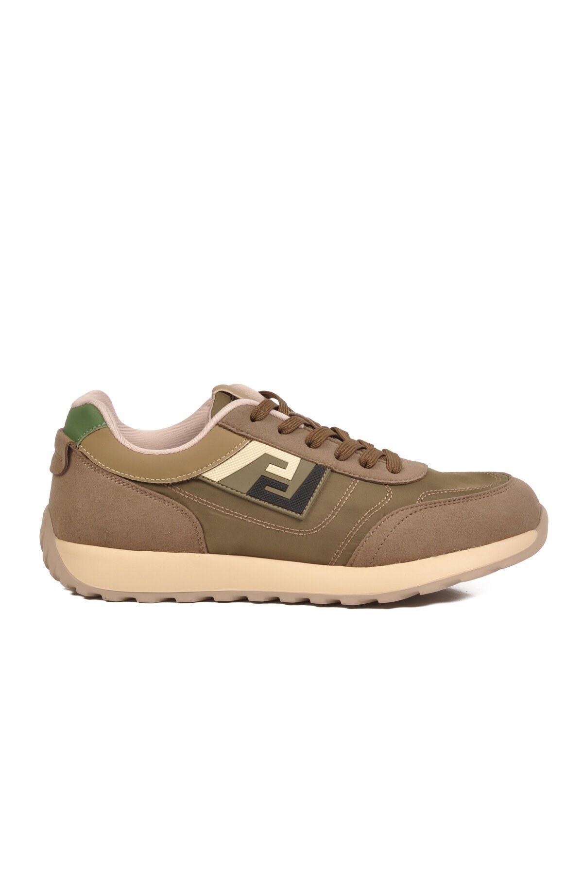 Haki Hafızalı Taban Erkek Bağcıklı Sneaker Hafif Rahat Günlük Ayakkabı E144 M