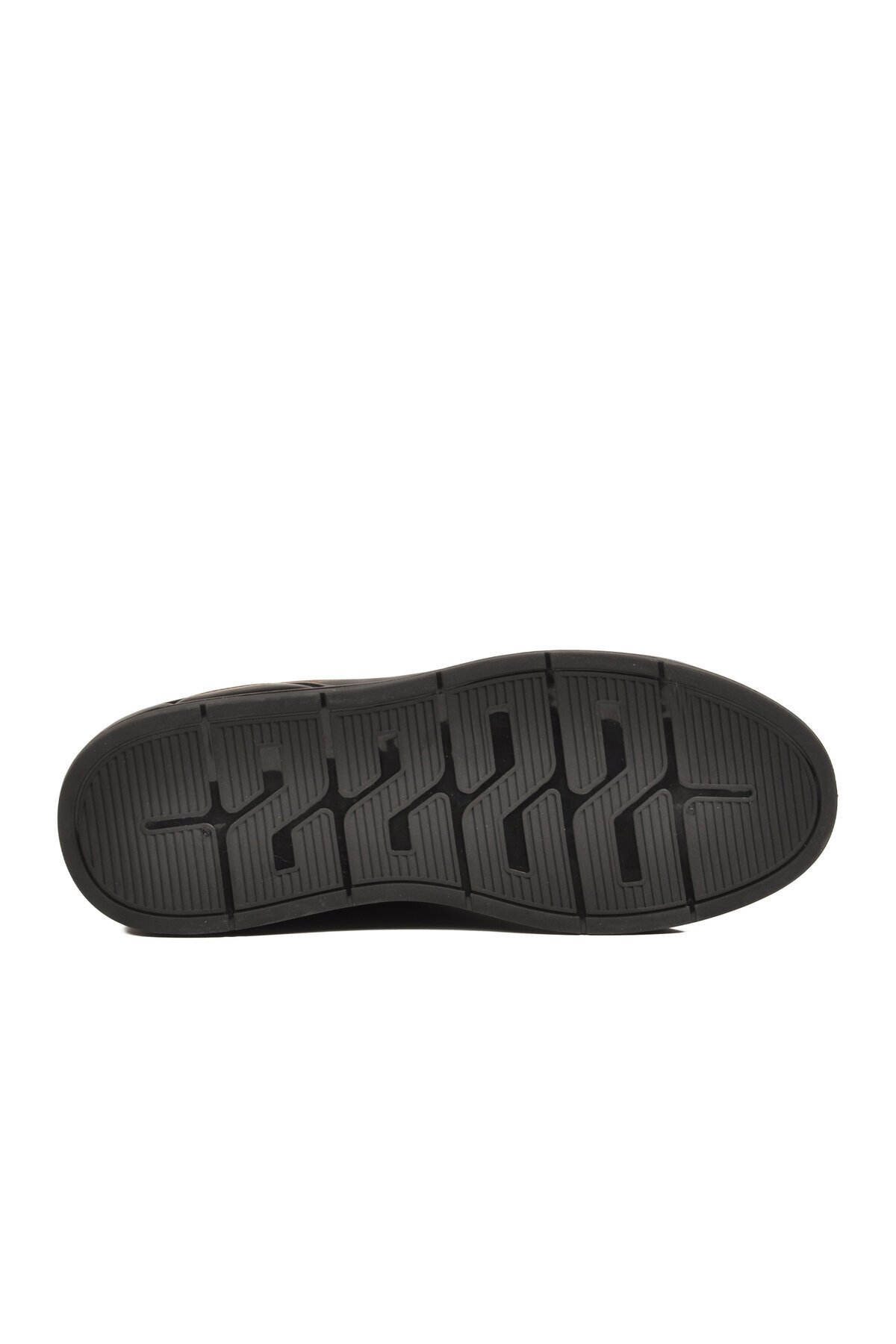 Kahve Dokulu Erkek Sneaker Siyah Kalın Taban Günlük Ayakkabı Dashor M