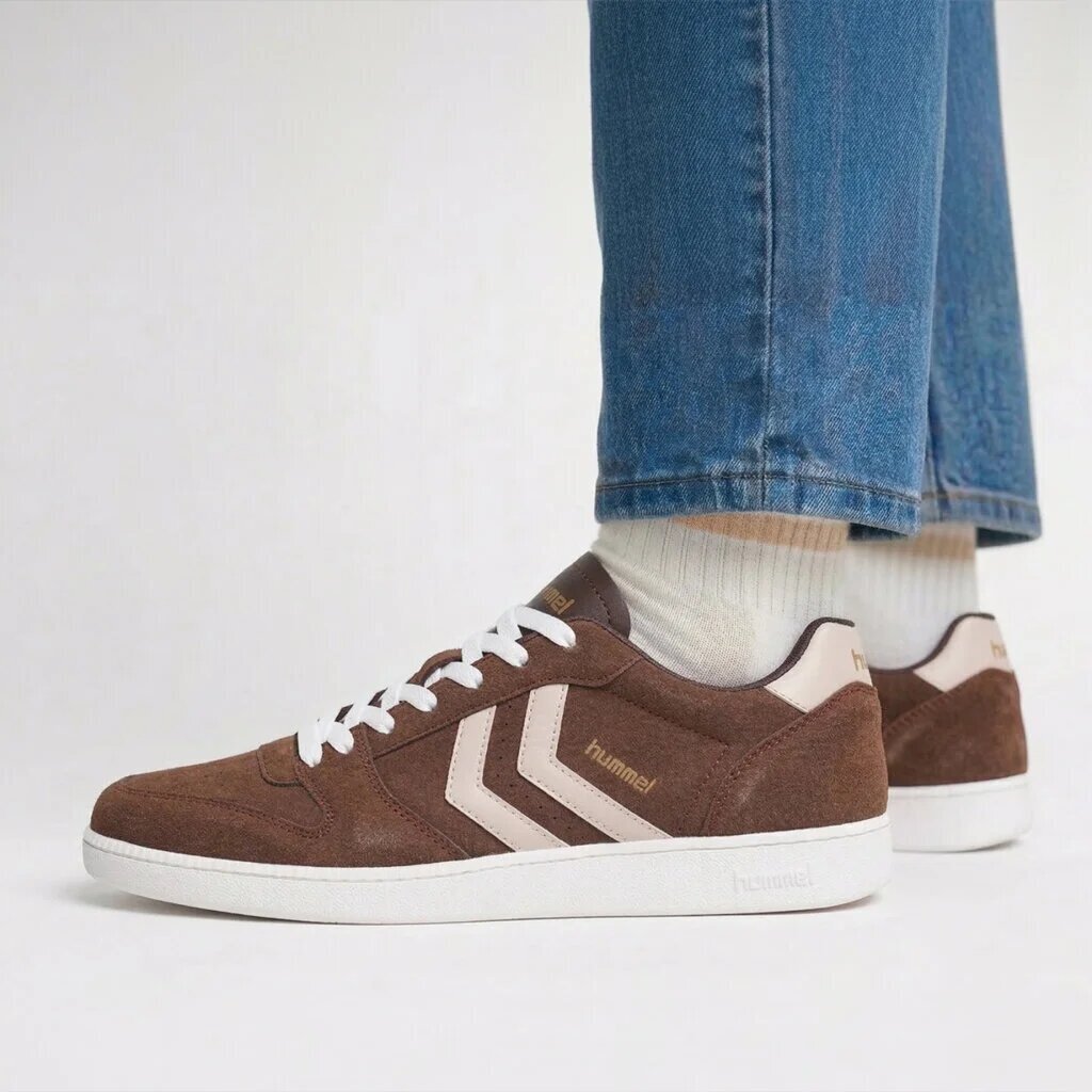 Kahve Bağcıklı Rahat Kalın Tabanlı Unisex Yürüyüş ve Spor Ayakkabı Sneaker 900835 Hml Perfect