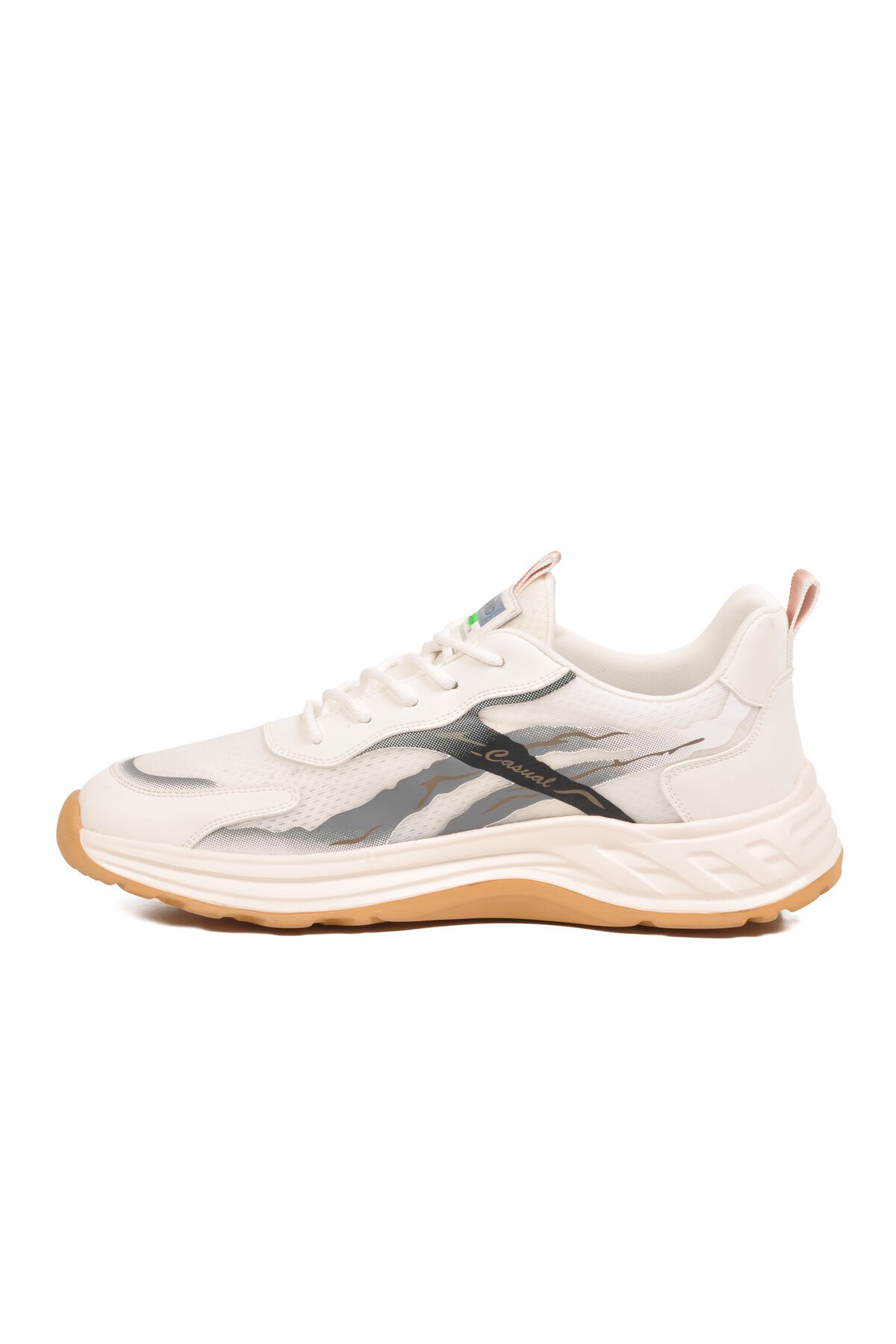 Erkek Memory Foam Hafif Esnek Taban Krem Günlük Spor Ayakkabı Sneaker E275 M
